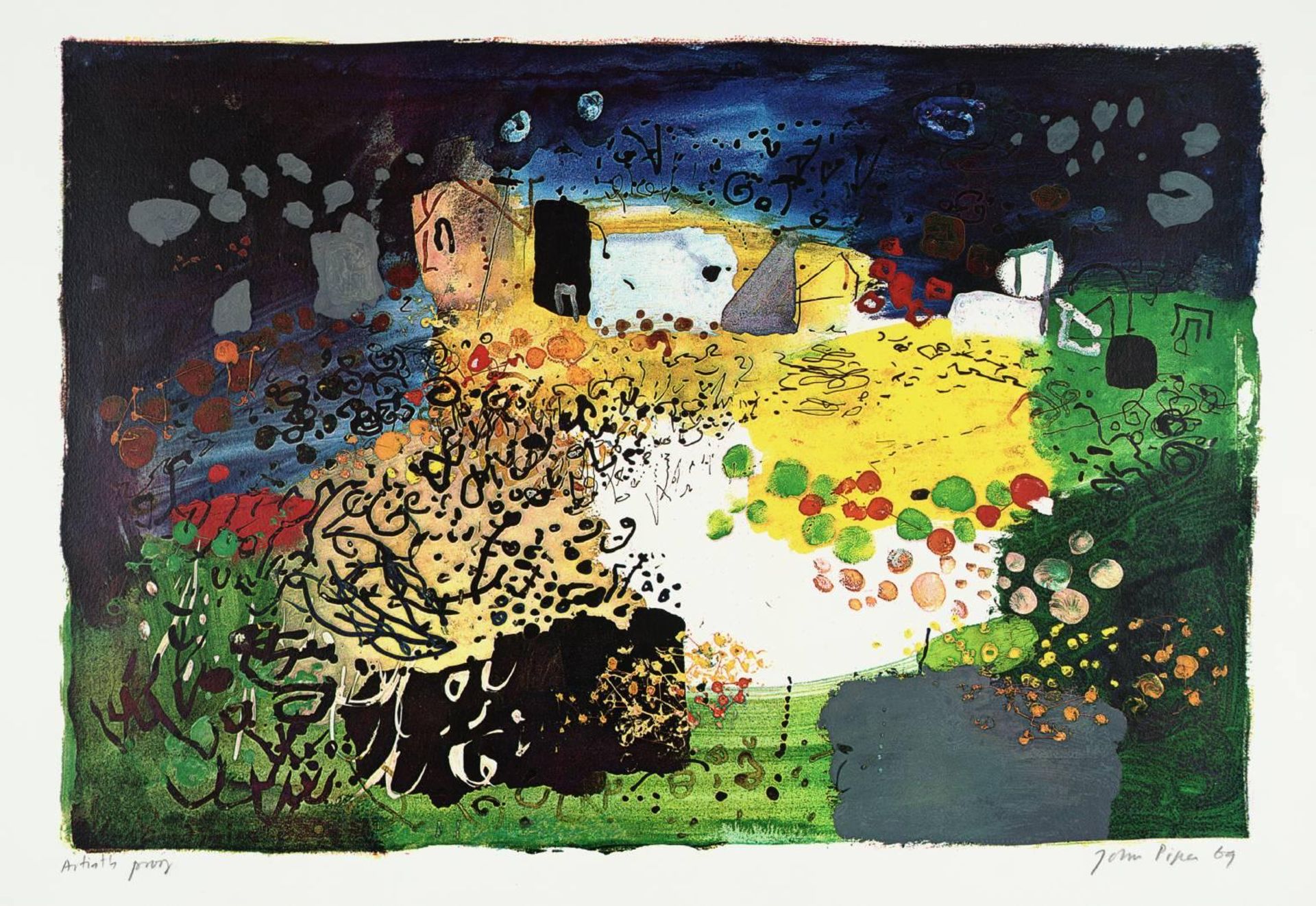 Welsh Landscape, Tretio by John Piper