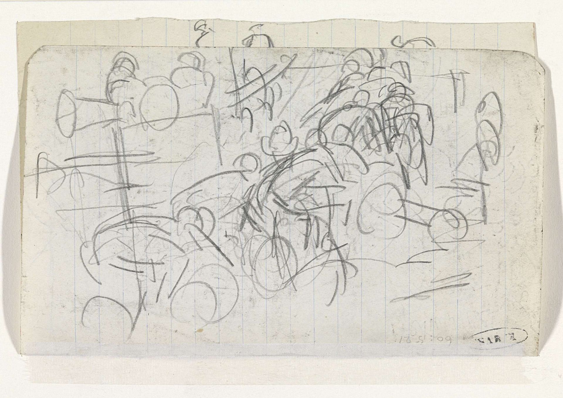 Wielrenners rijden een wedstrijd by Leo Gestel