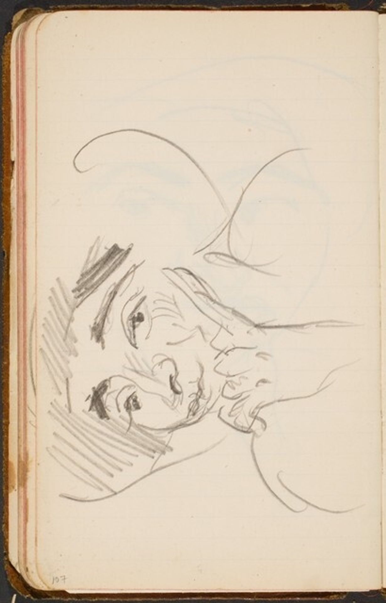 Frau mit Hut (Woman with a Hat) [p. 107] by Max Beckmann
