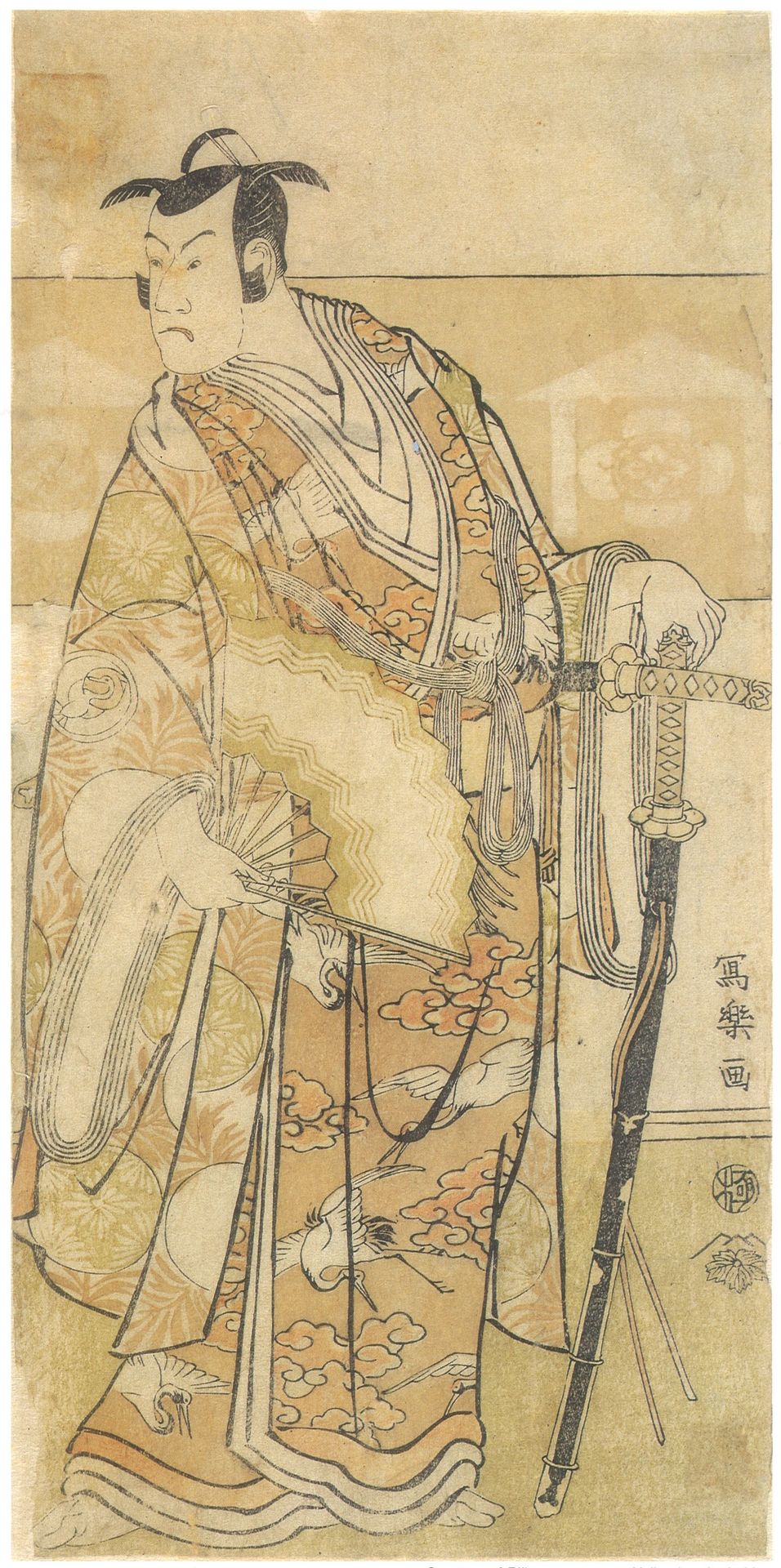 Bandō Hikosaburō III as Kudōzaemon Suketsune by Tōshūsai Sharaku