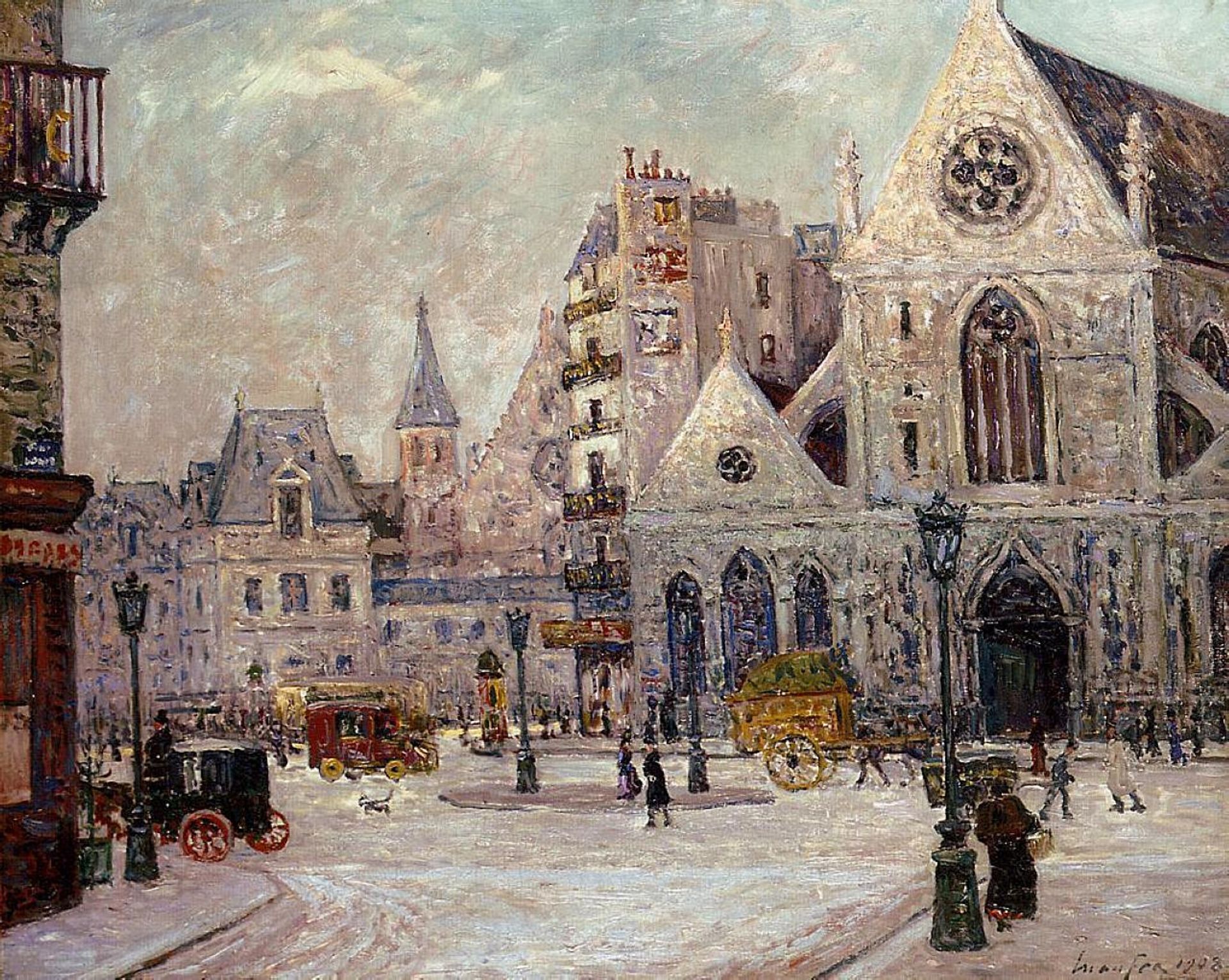 The Church of Saint Nicolas of the Fields, Saint Martin street by Maxime Maufra
