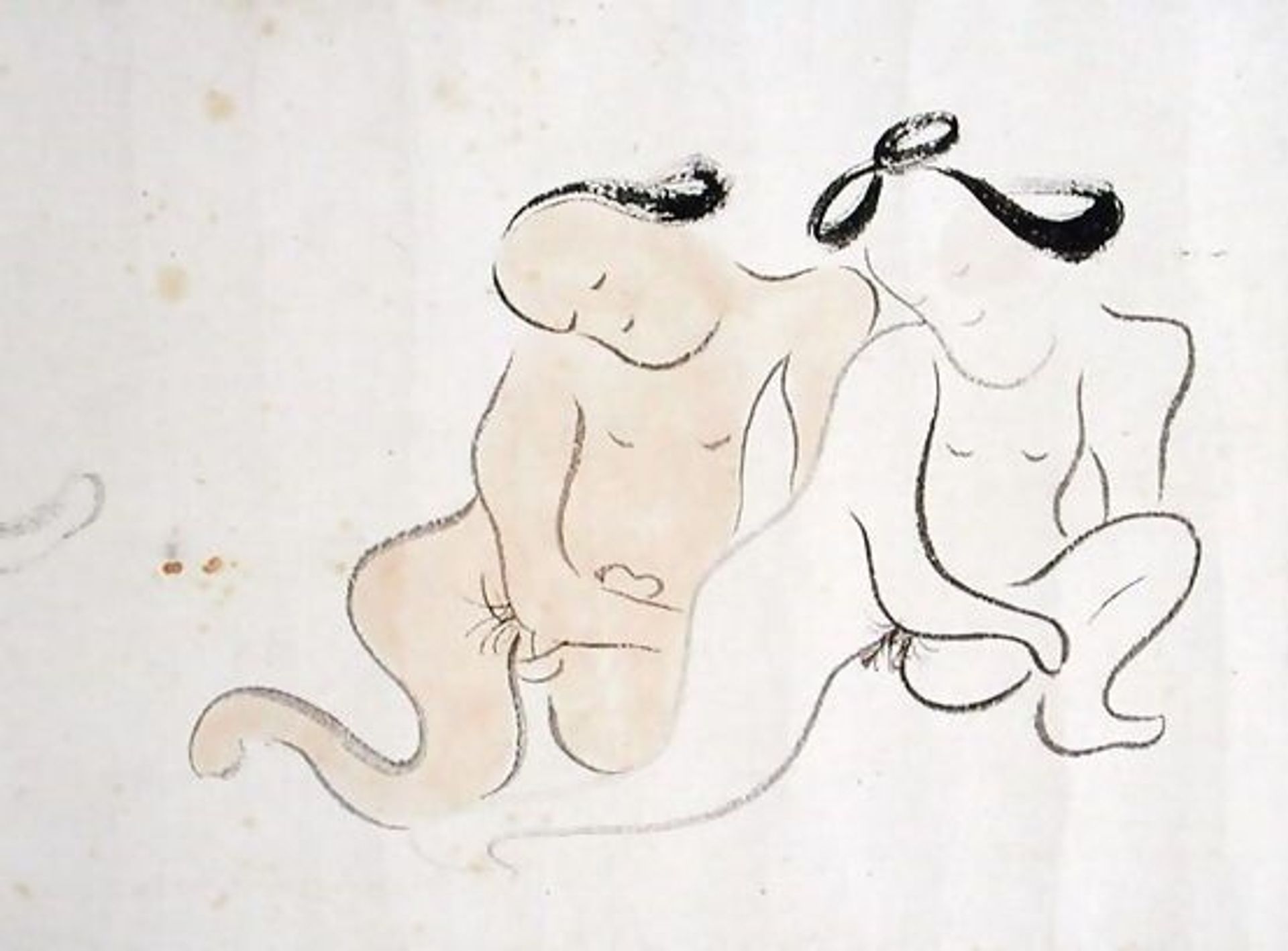 A Shunga by Ike no Taiga