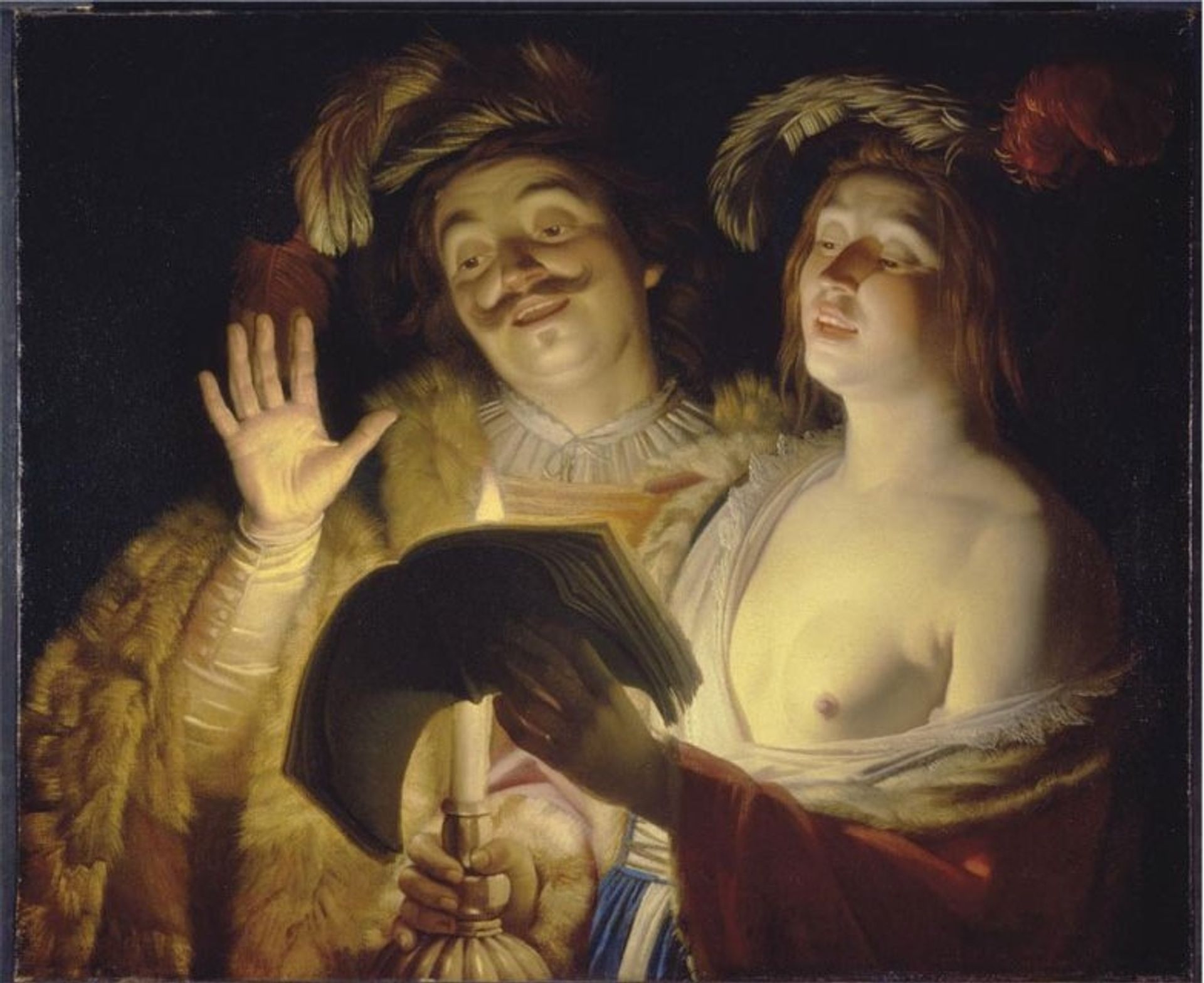 The Duet by Gerard van Honthorst
