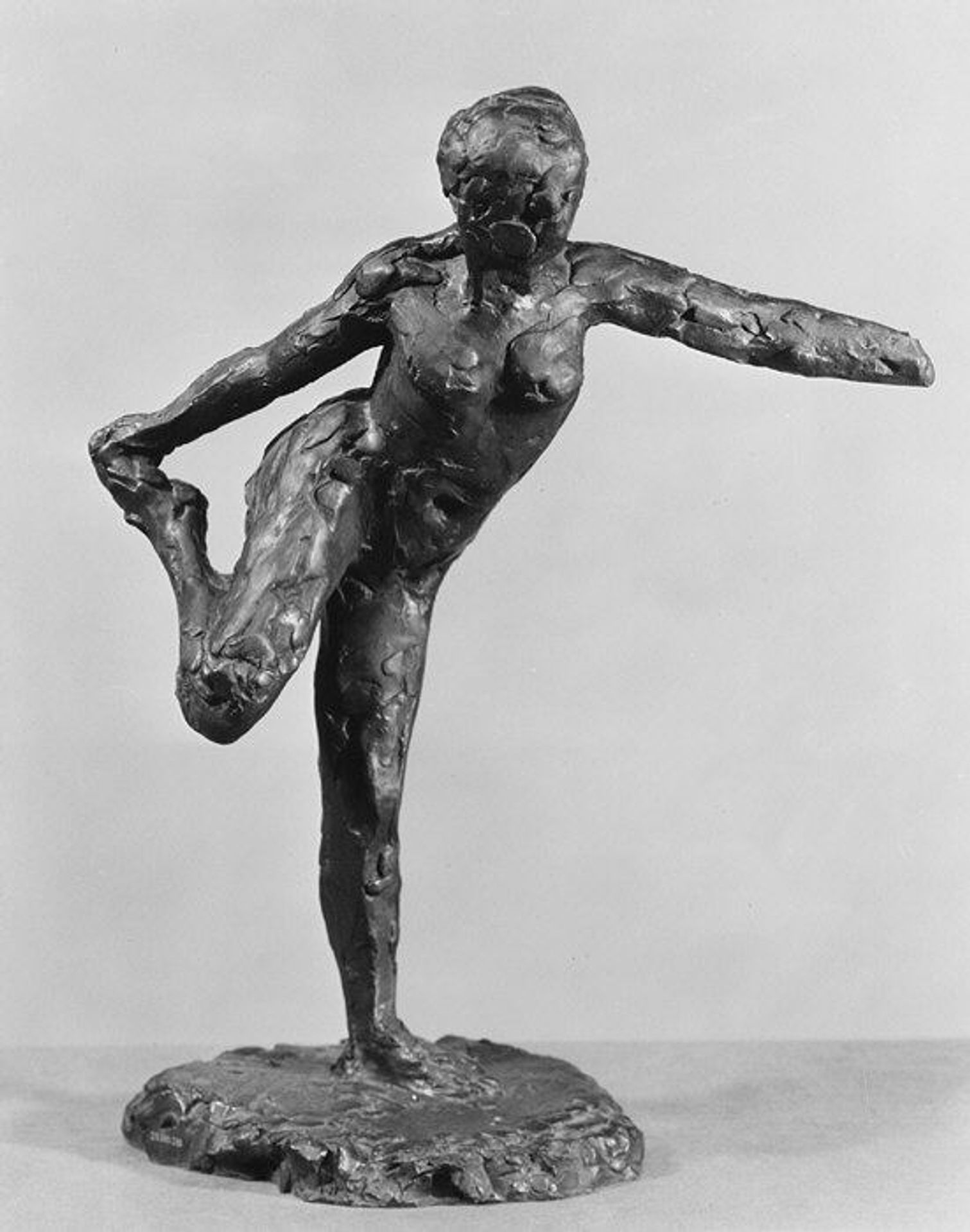 Dancer Holding her Right Foot in Her Right Hand by Edgar Degas