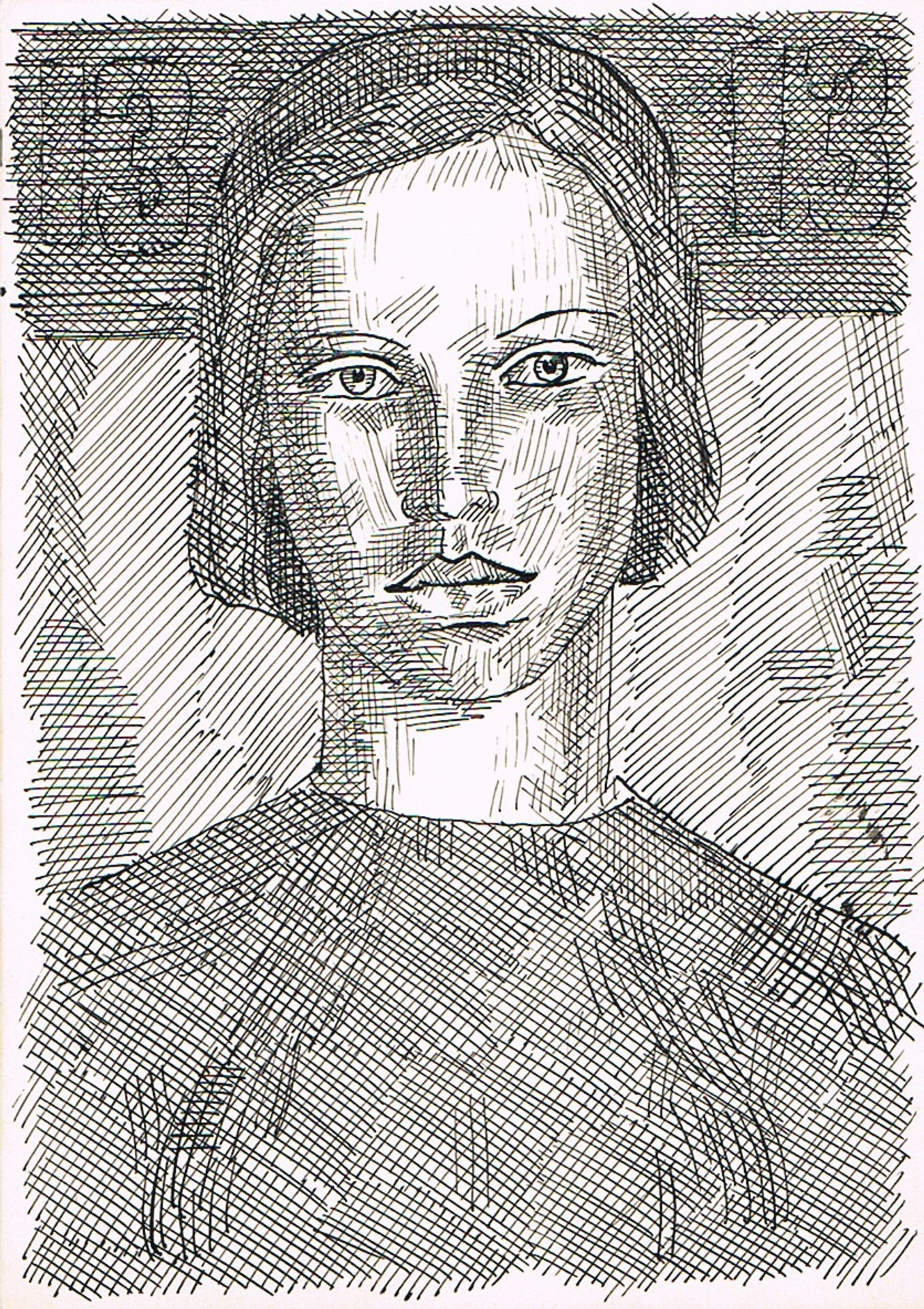 Female Portrait by Hryhorii Havrylenko