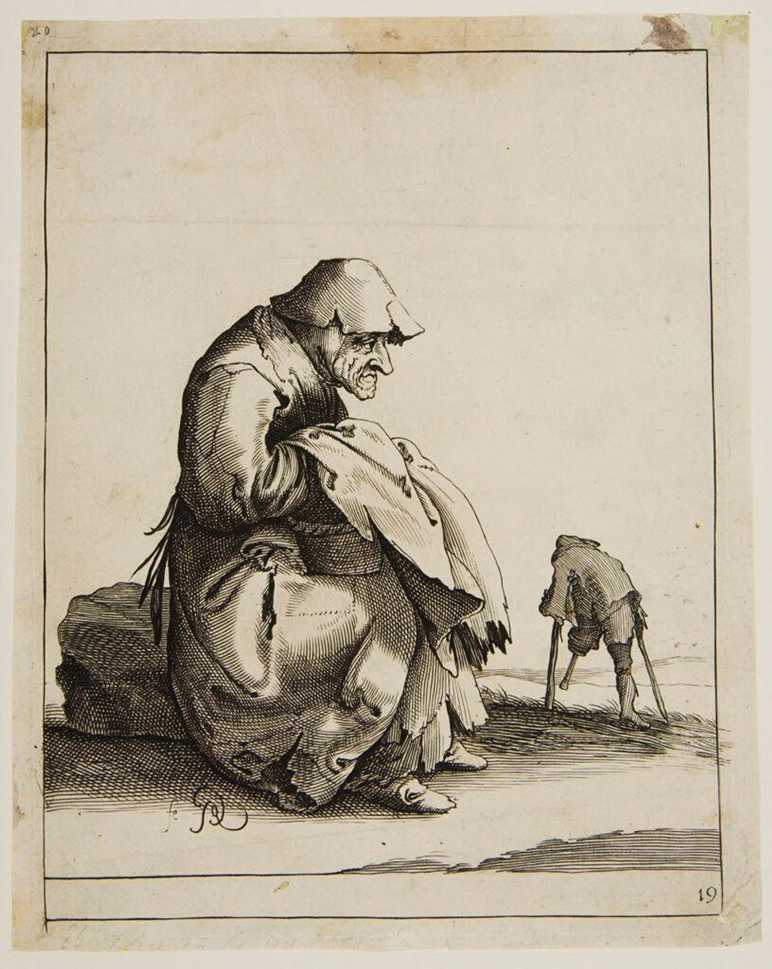 Old Woman Seated by Pieter Jansz. Quast