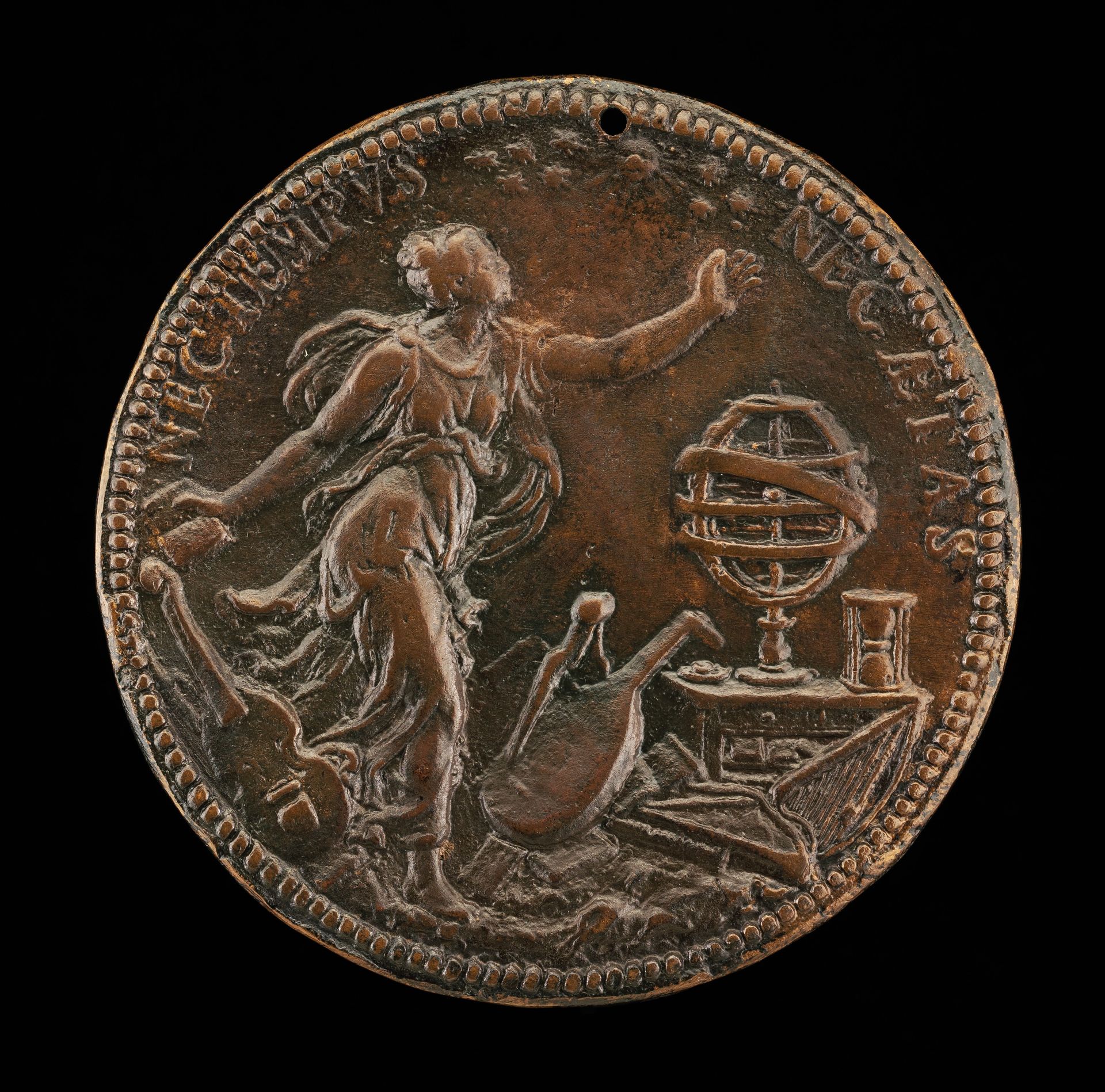 Ippolita as Urania Looking at a Crown of Stars [reverse] by Leone Leoni