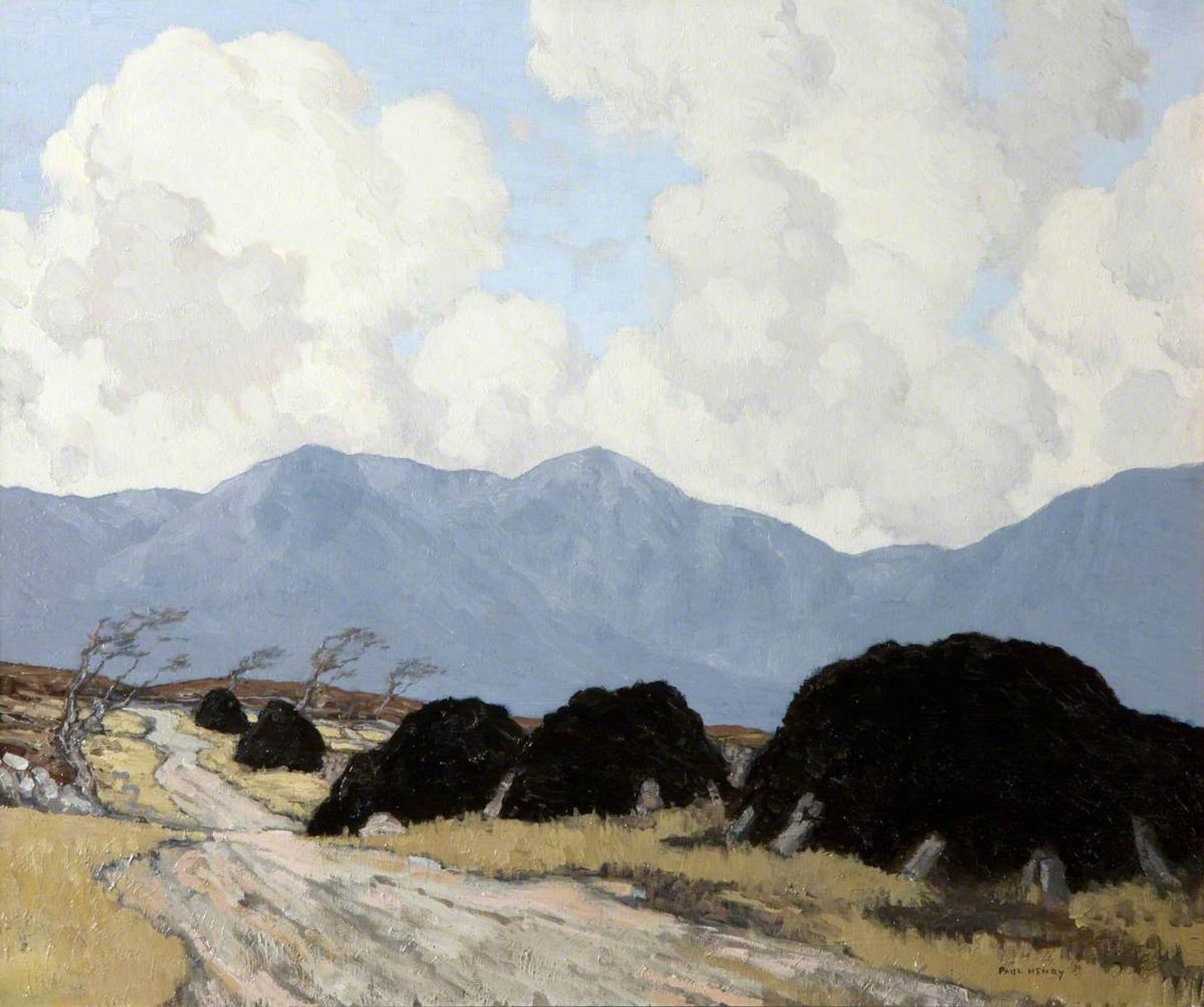 The Road to Coomasharn, County Kerry by Paul Henry