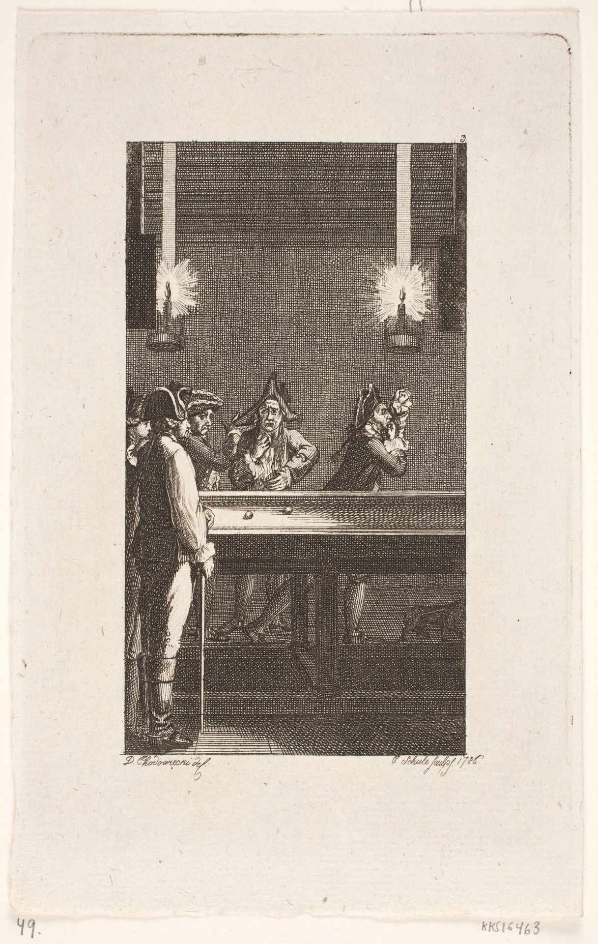 Titelvignet til Smollett "Peregrine Pickles Tildragelser" by Georg Christian Schule
