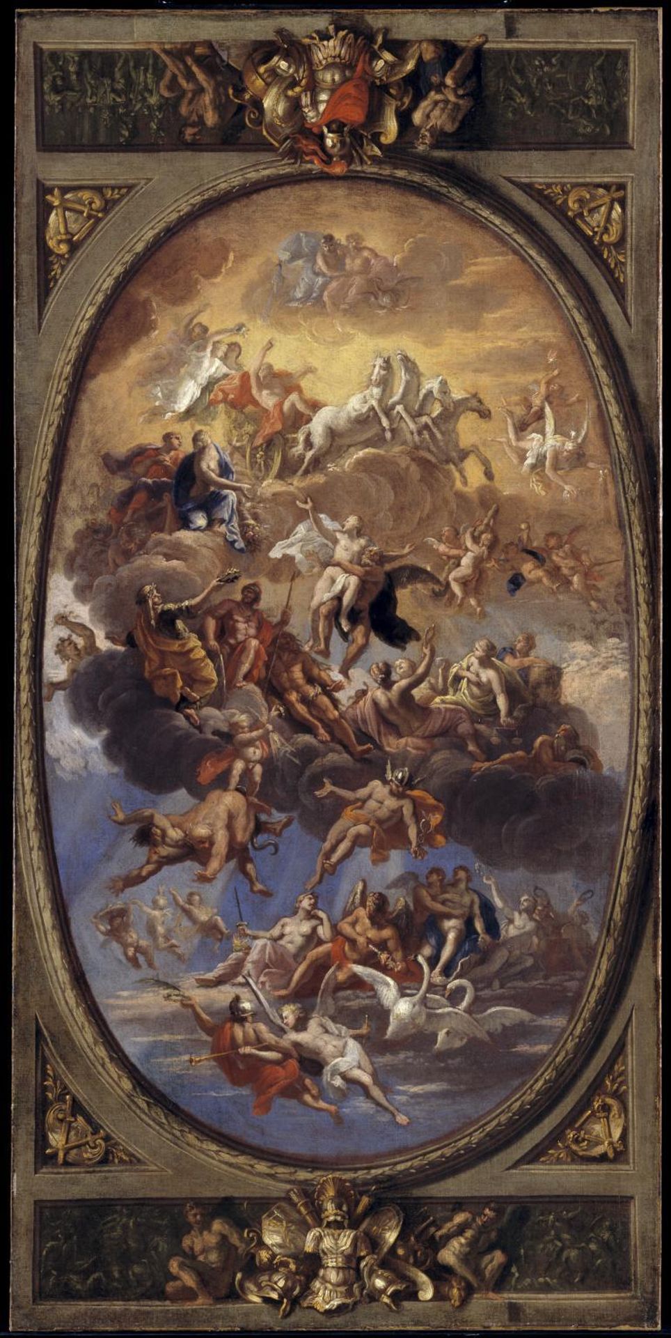 Sketch for a Ceiling Decoration: An Assembly of the Gods by  Antonio Verrio