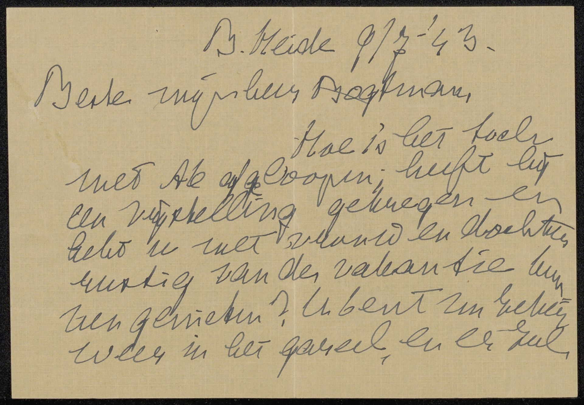 Brief aan Willem Bogtman by Henriëtte Roland Holst-van der Schalk