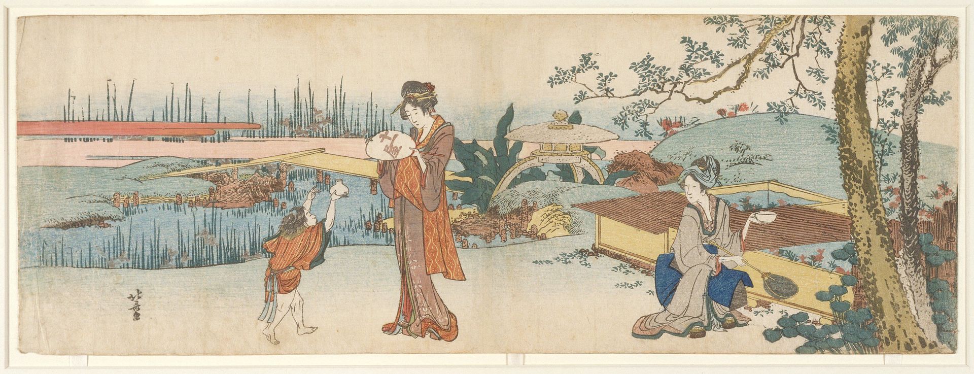 Goldfish Vendor by Katsushika Hokusai