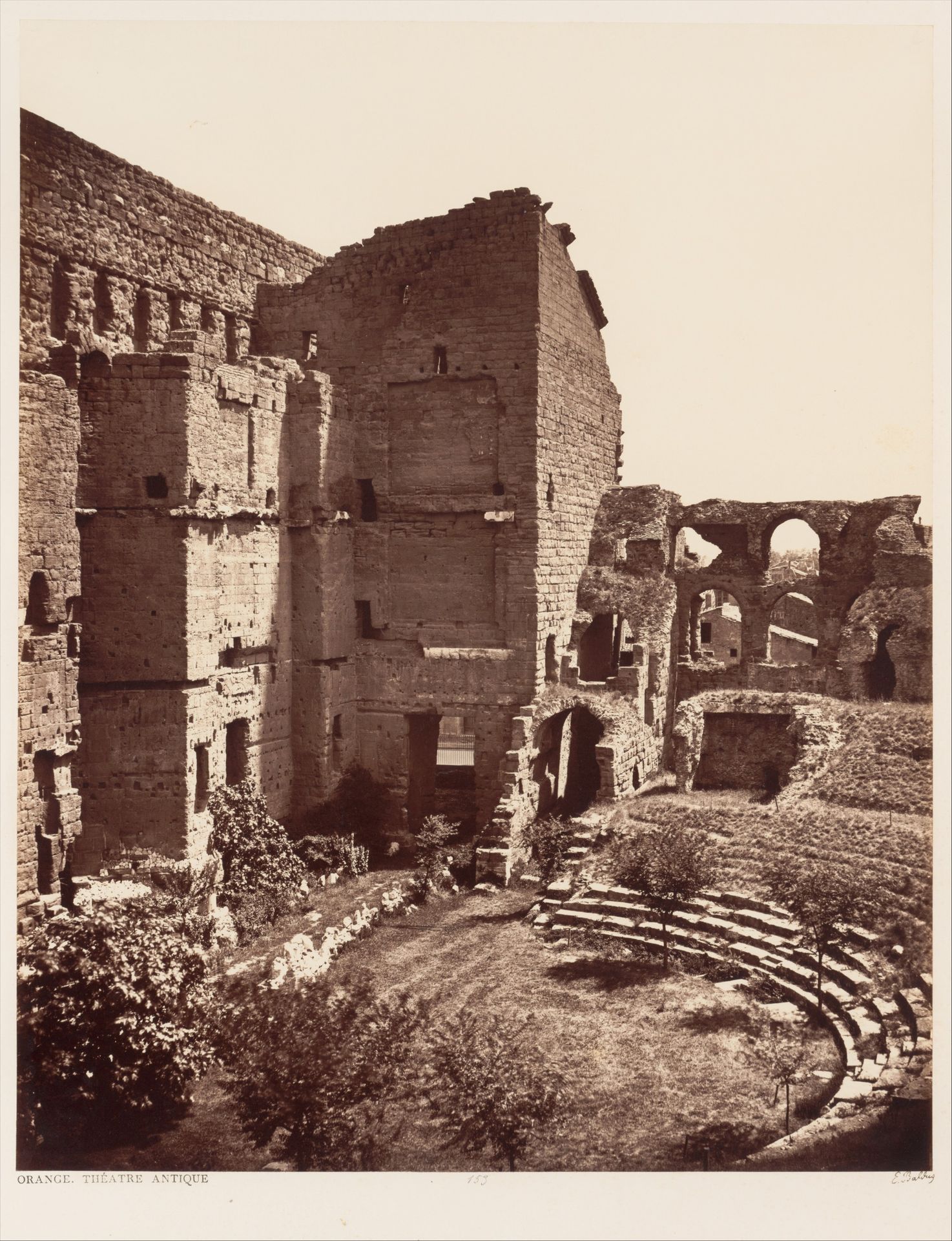 Orange, Théâtre Antique by Edouard Baldus