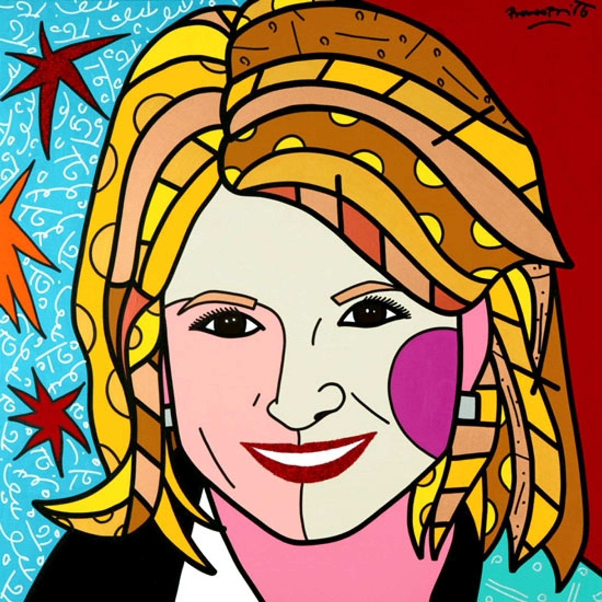 Martha Stewart by Romero Britto