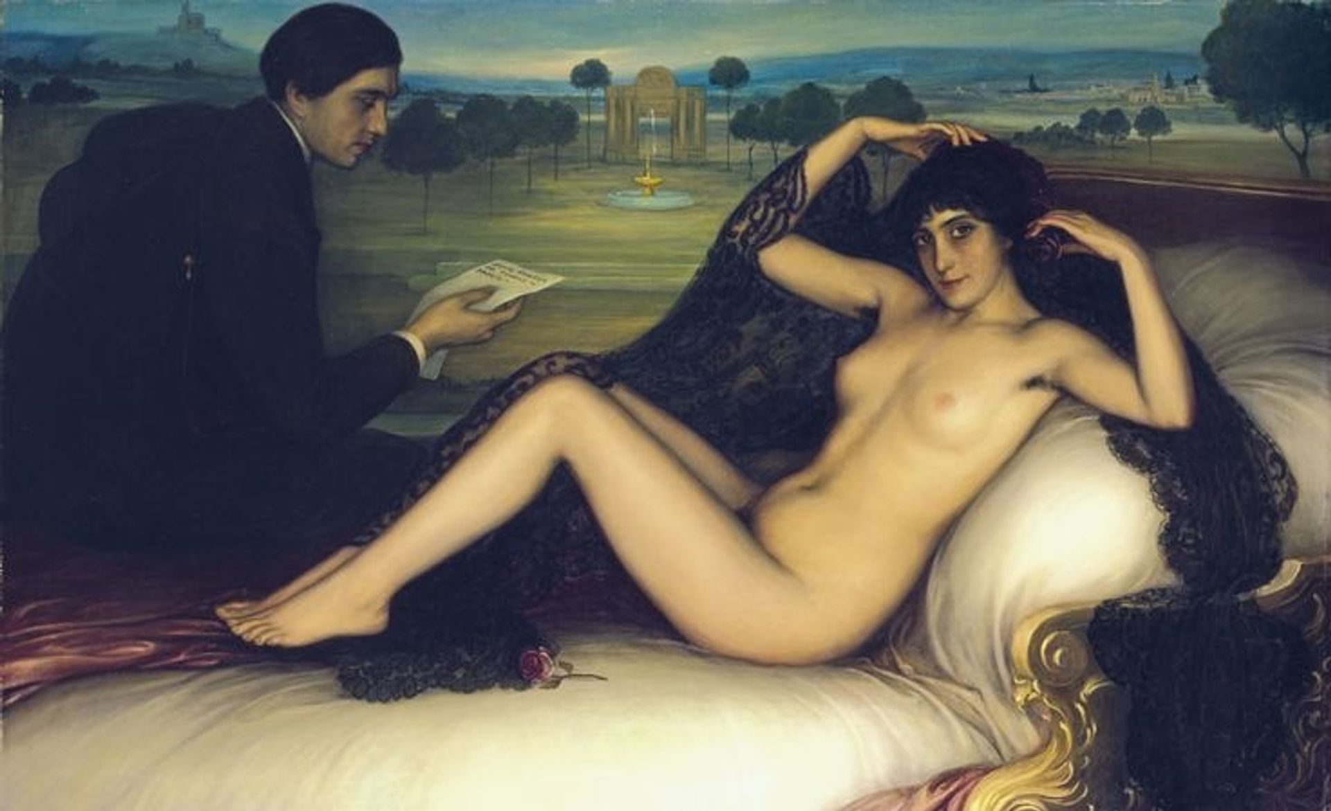 Venus of Poetry by Julio Romero de Torres