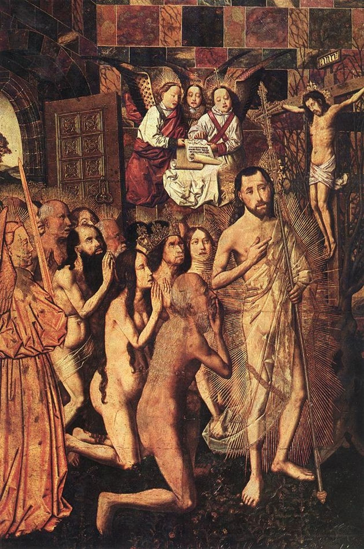 Christ Leading the Patriarchs to the Paradise by Bartolome Bermejo