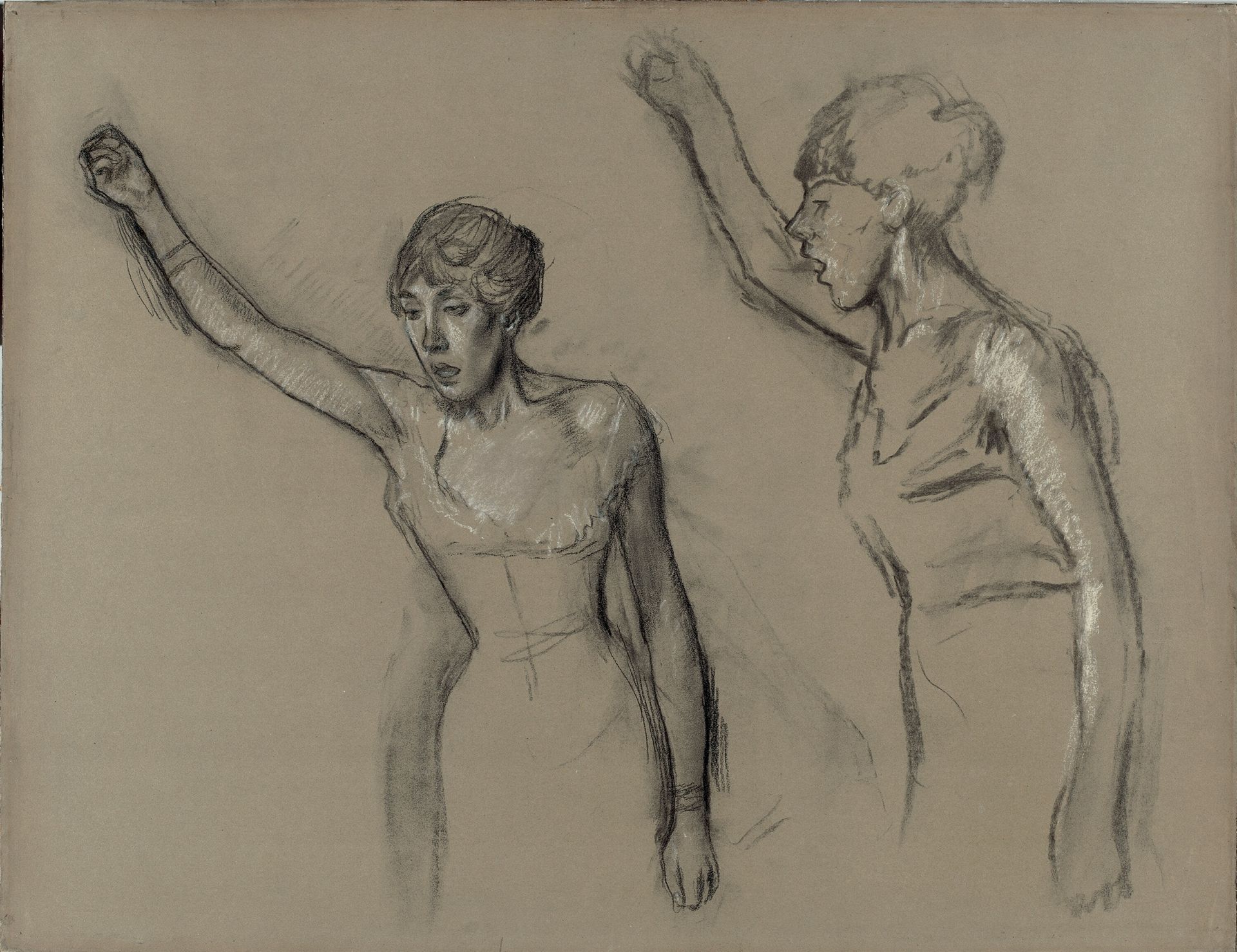 Study of a Singer by Edgar Degas