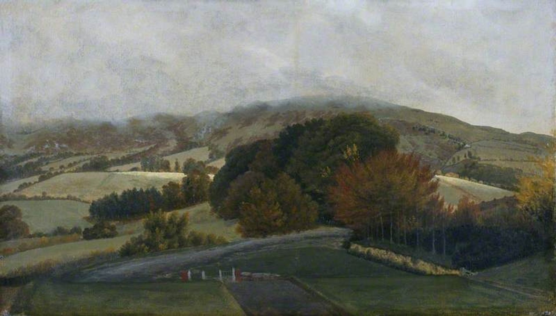 Carneddau Mountains from Pencerrig by Thomas Jones