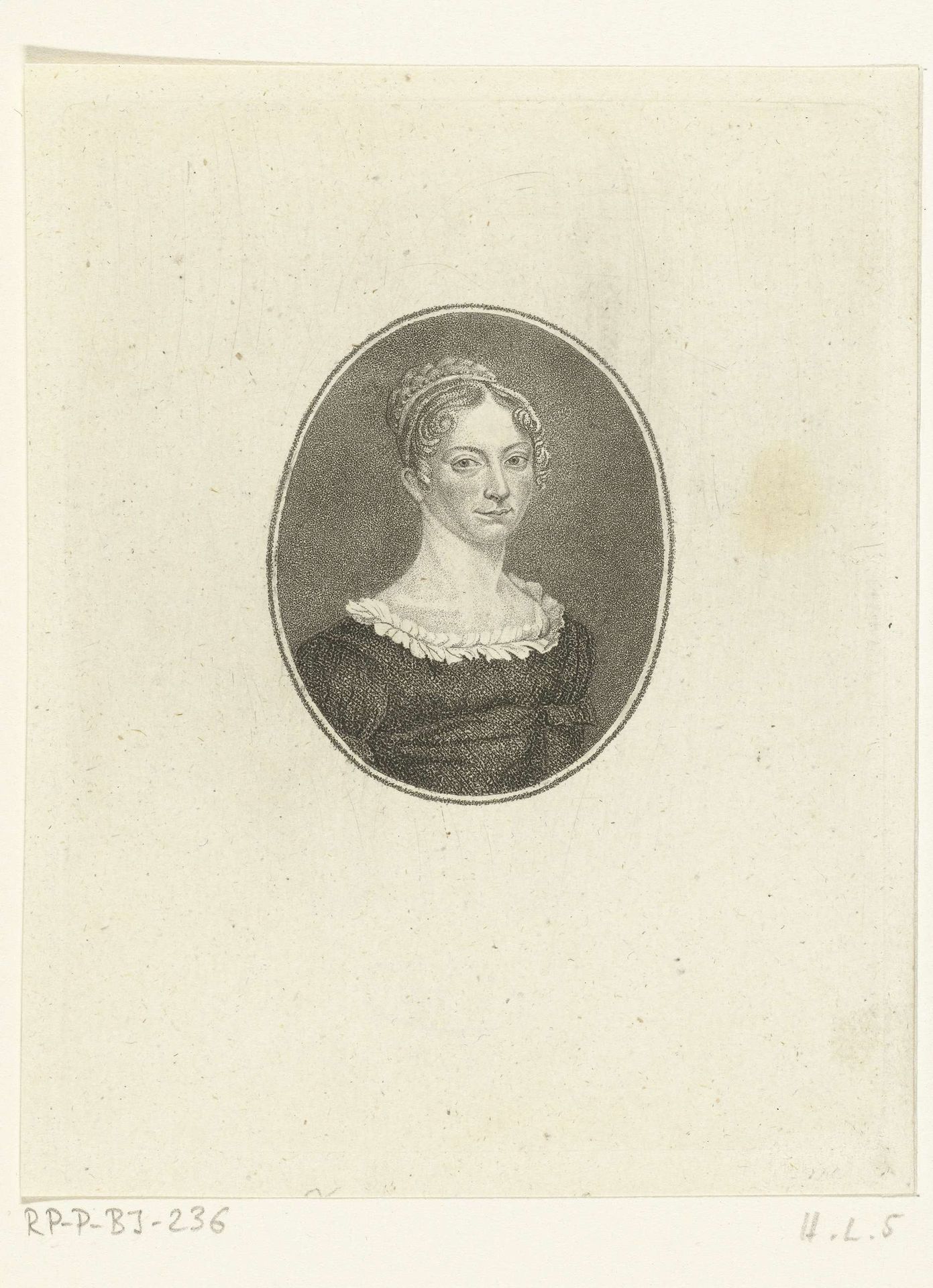 Portret van Anna Susanna van der Chijs-Bagelaar by Ernst Willem Jan Bagelaar