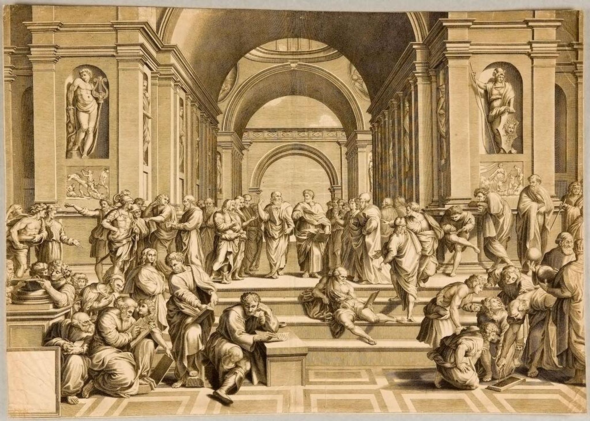 School of Athens by Louis Cossin