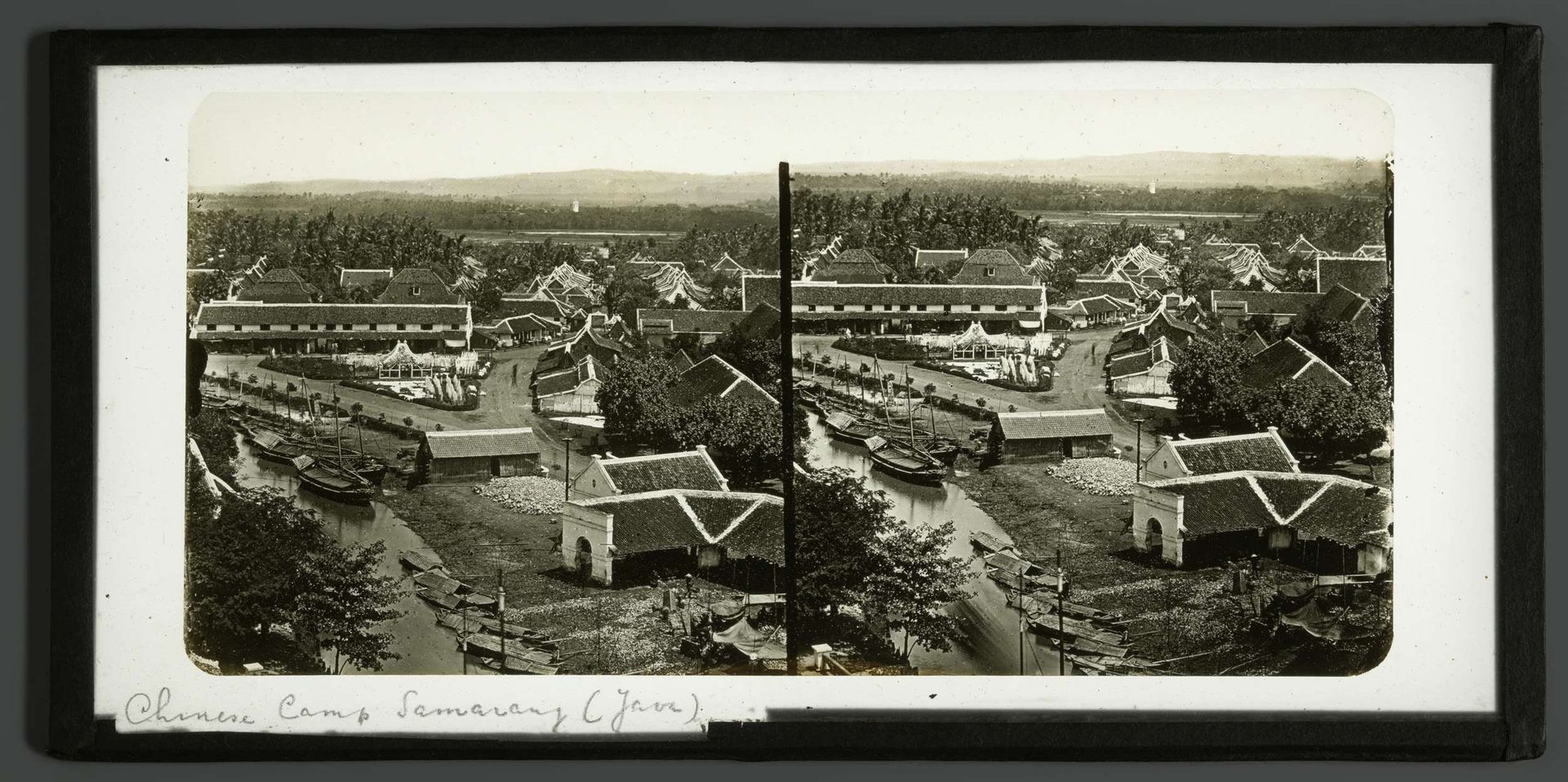 Kamp te Semarang, Midden-Java by Woodbury & Page