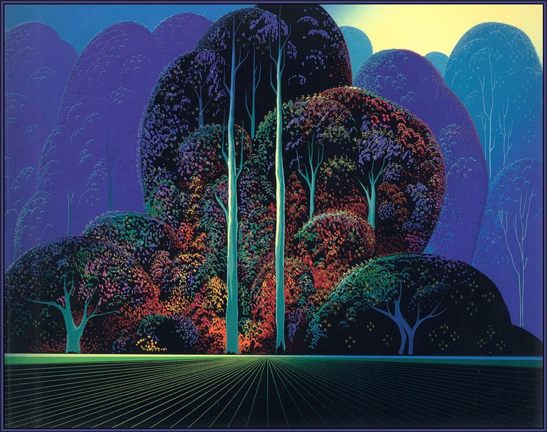 Softening Shades of Twilight by Eyvind Earle