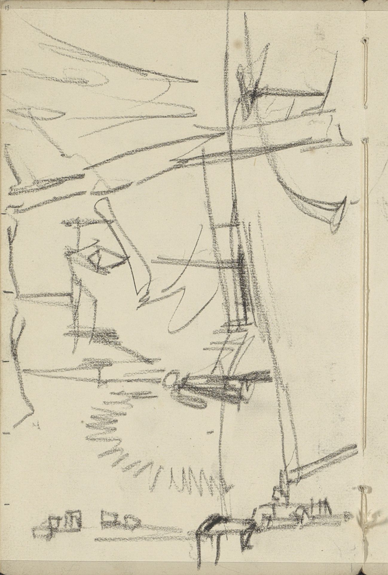 Gezicht op de Leidsegracht te Amsterdam met De Krijtberg by George Hendrik Breitner