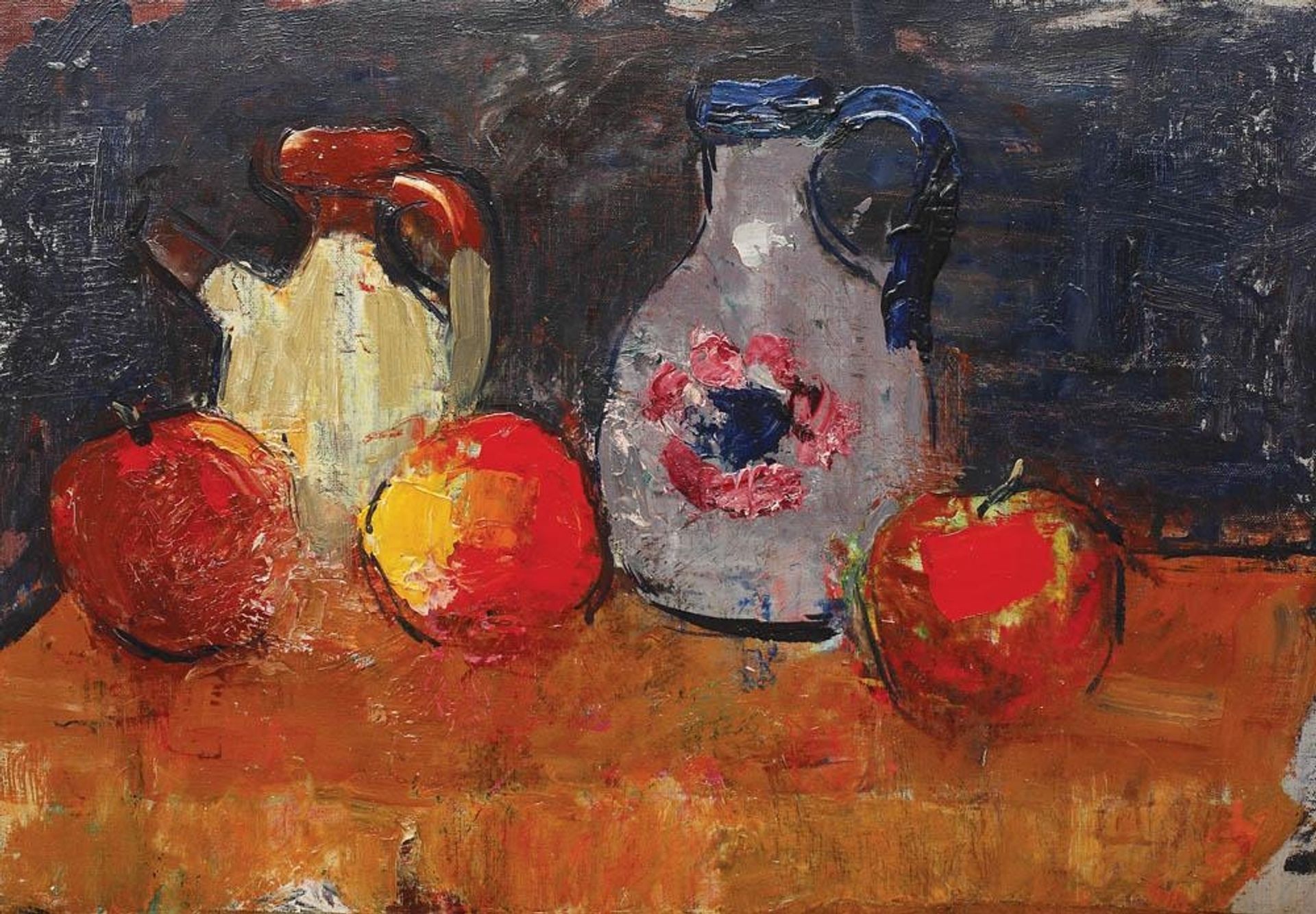 Still Life with Two Pots by Alexandru Ciucurencu