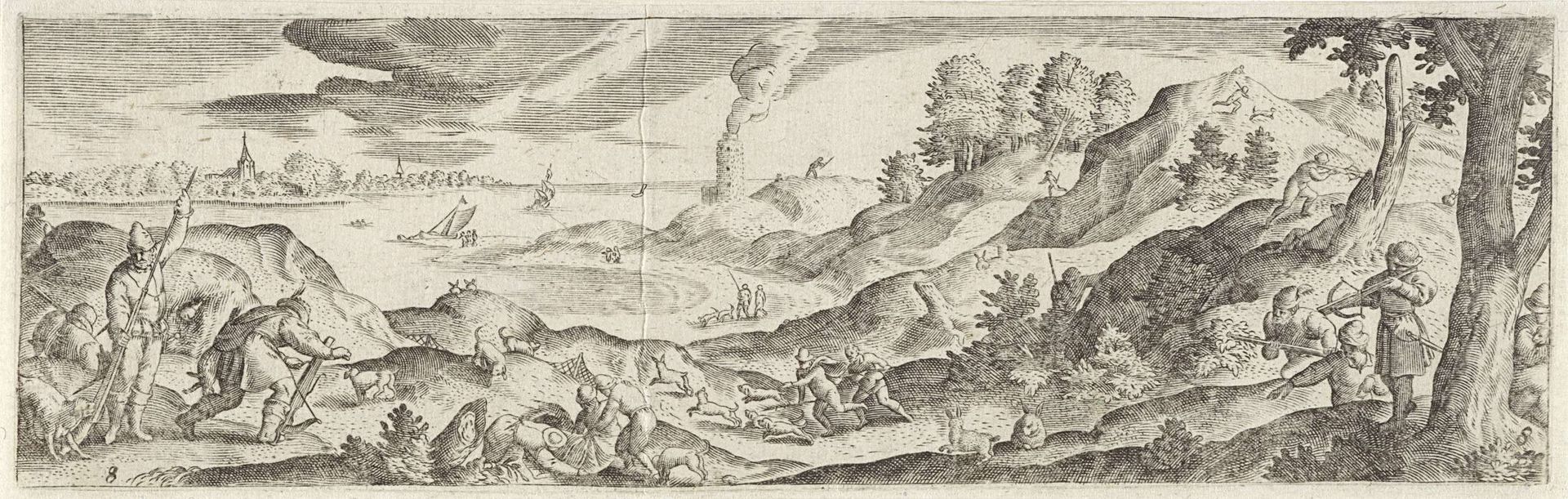 Konijnenjacht by Anonymous