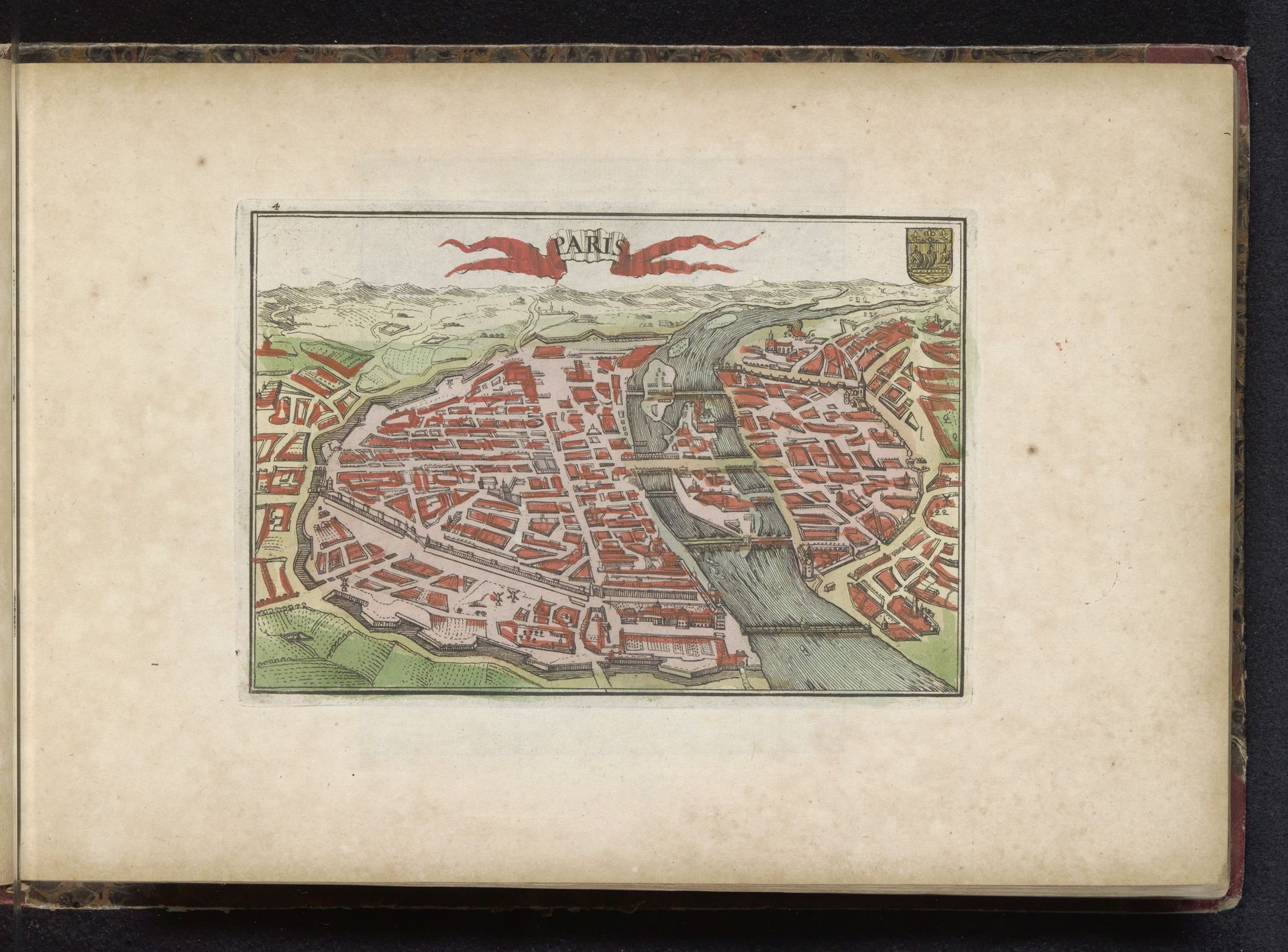 Plattegrond van Parijs by Anonymous