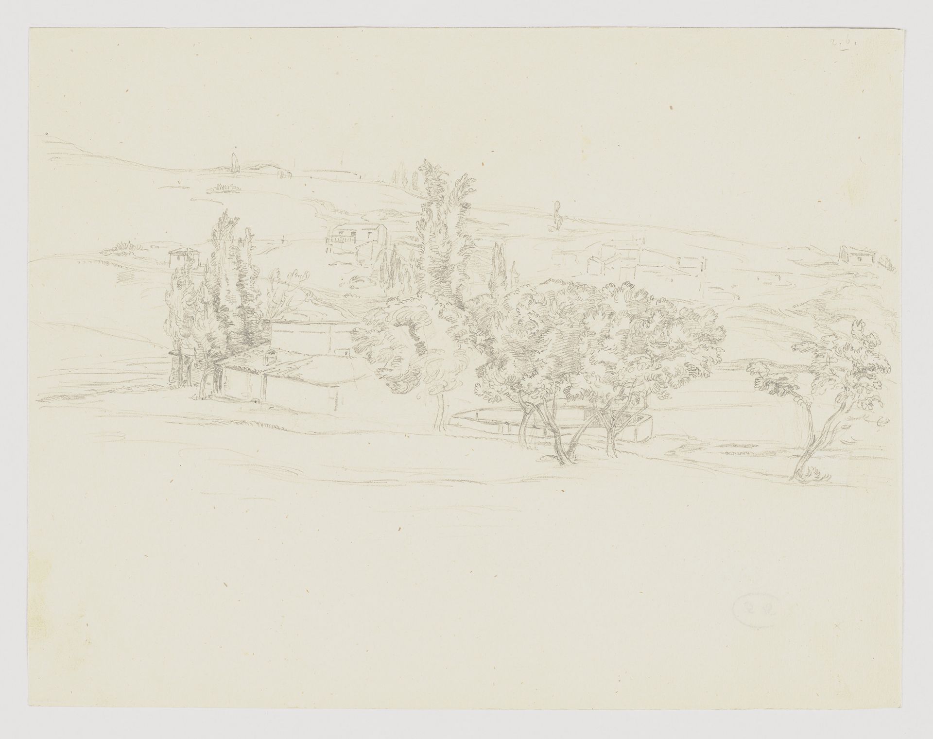 Landscape by Ludwig Metz