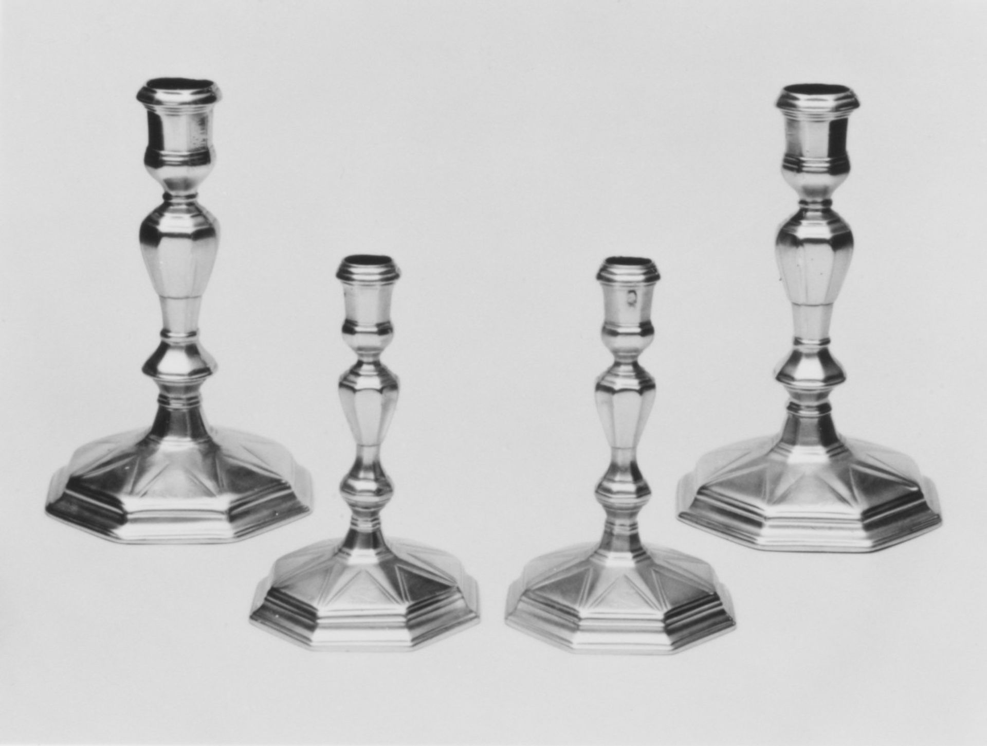 Pair of tapersticks by Thomas Folkingham
