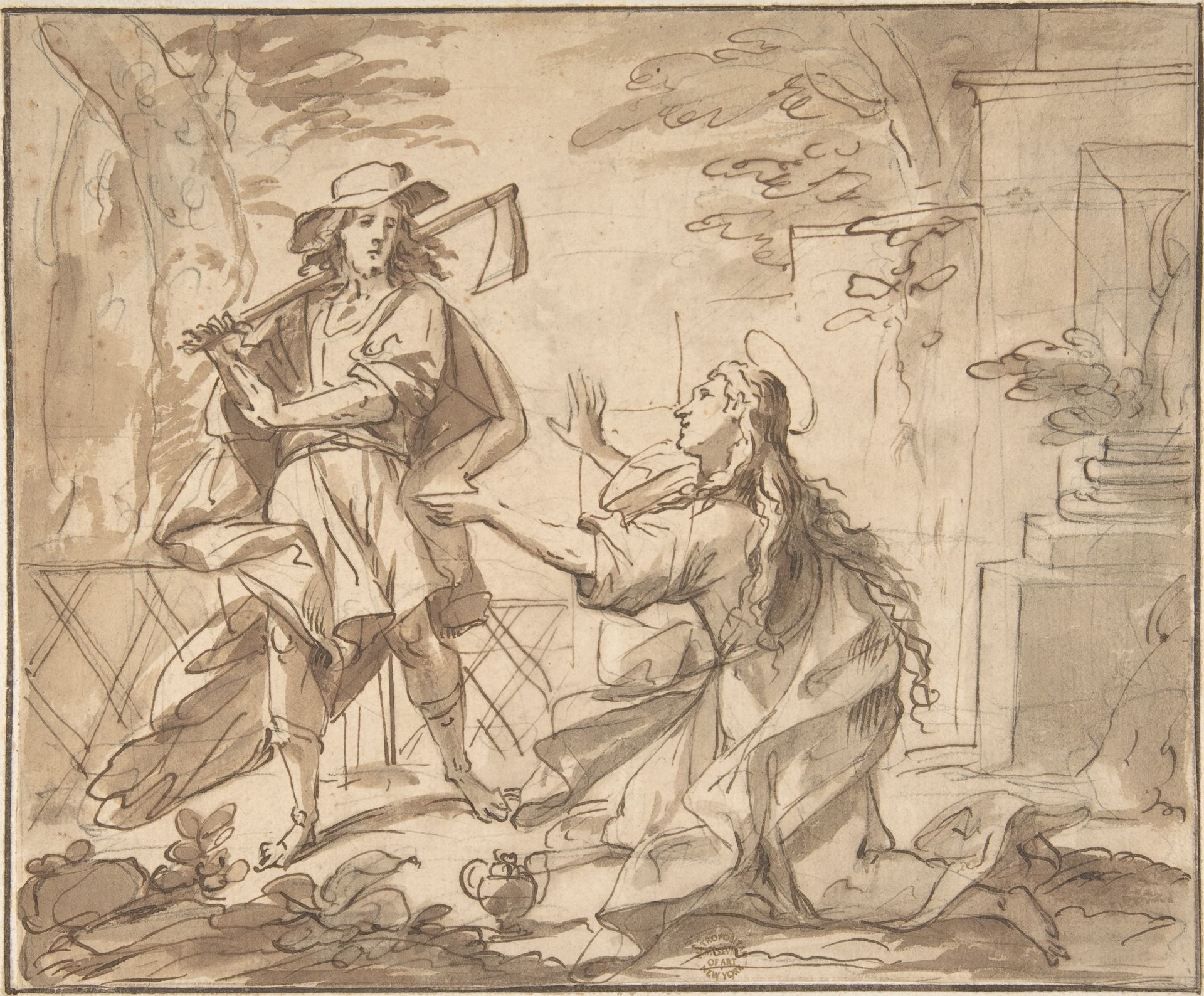 Christ and Mary Magdalen in the Garden by Anonymous
