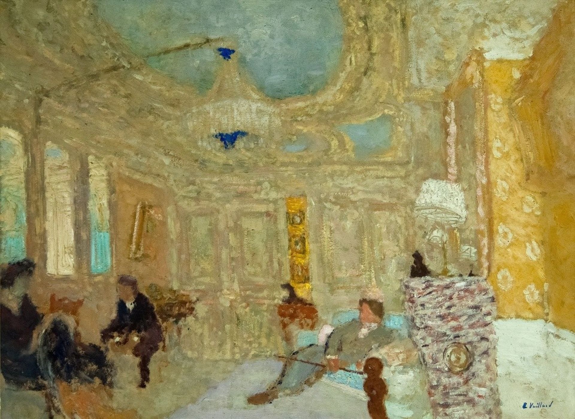 In the Waiting Room by Édouard Vuillard