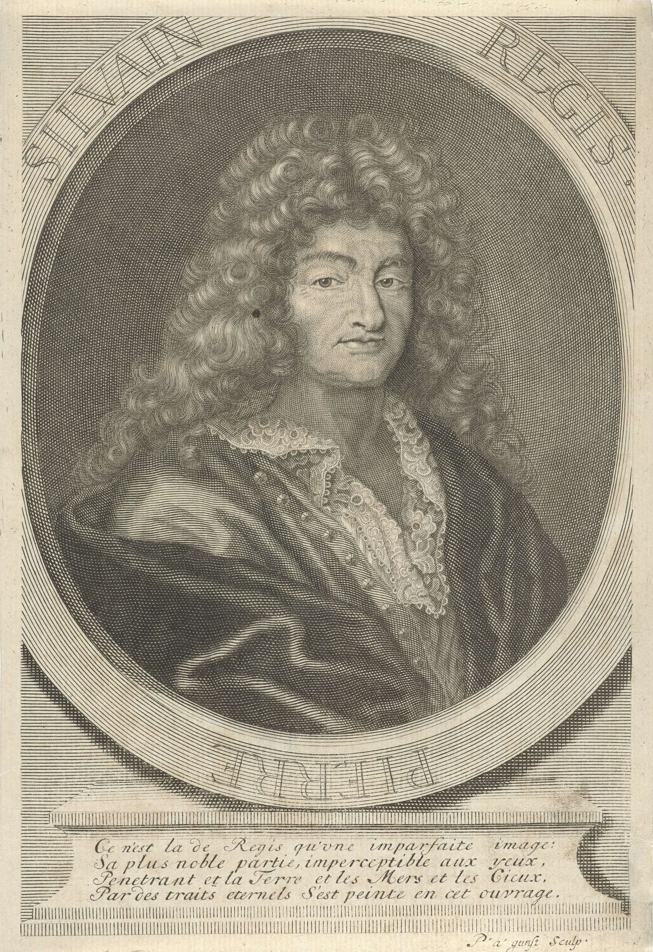Portret van Pierre-Silvain Régis by Pieter van Gunst