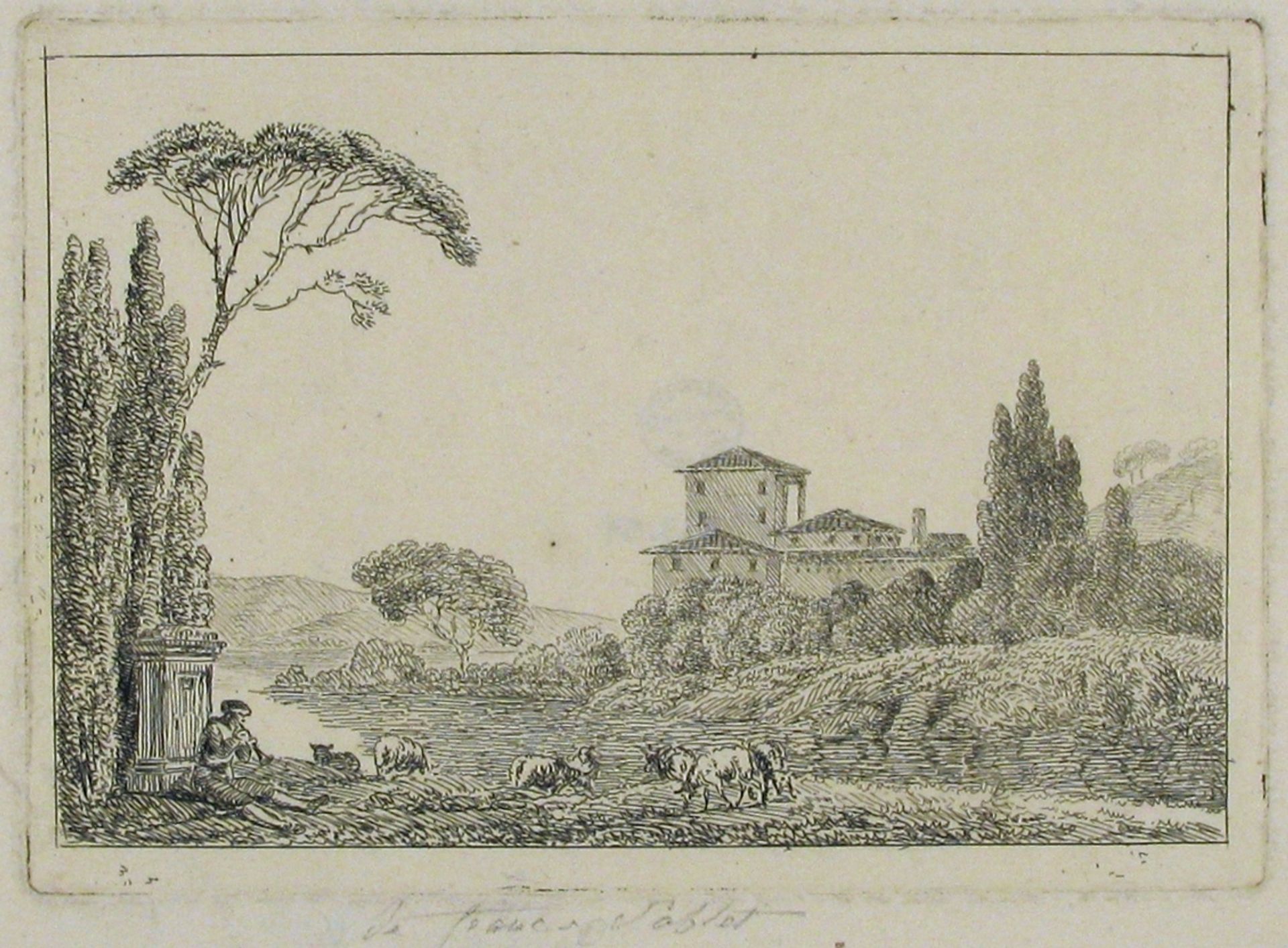 Landscape by François Jean Sablet