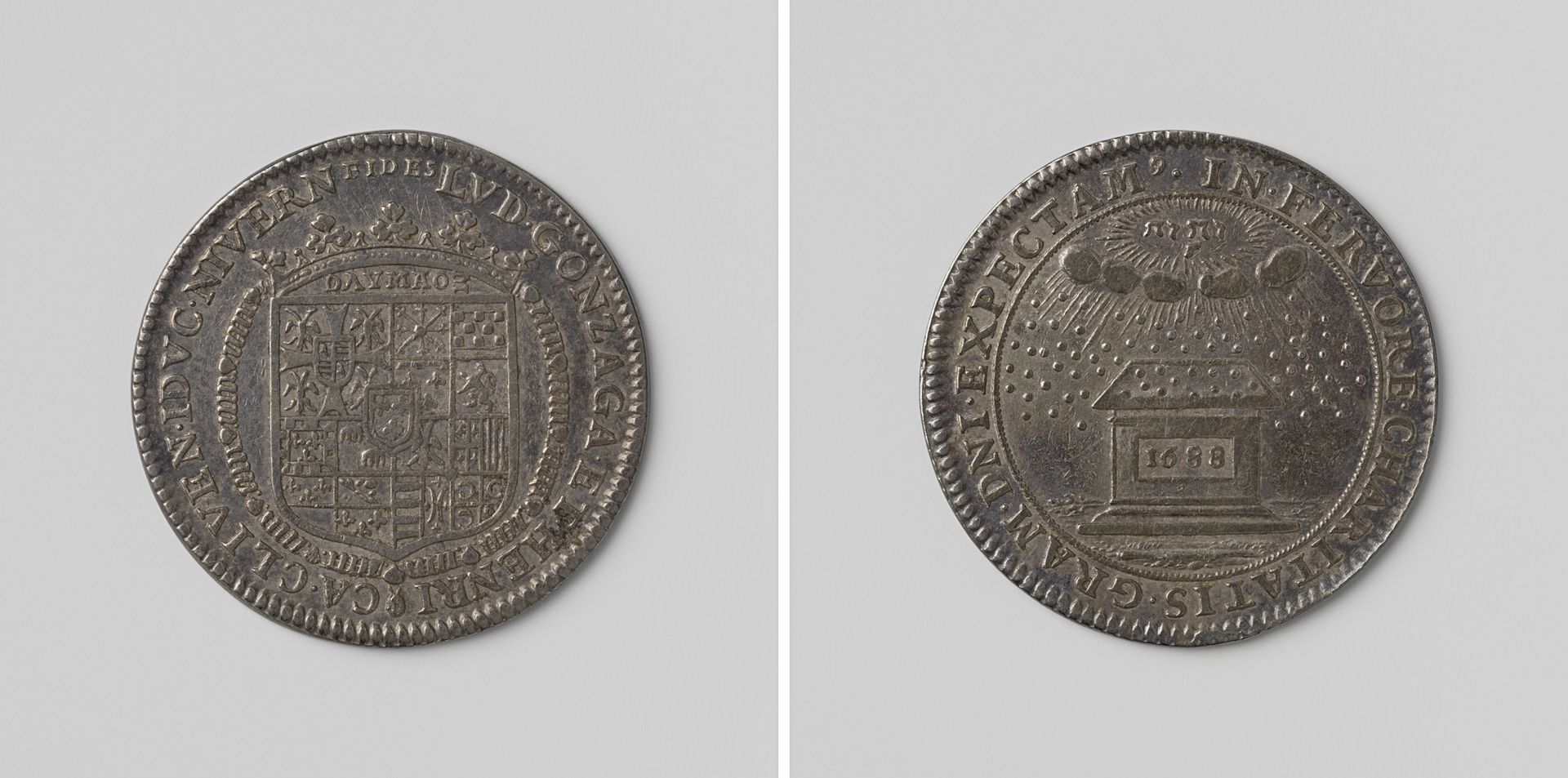 Lodewijk Gonzaga en Henriette van Kleef, hertog en hertogin van Nevers en Rethel by Anonymous