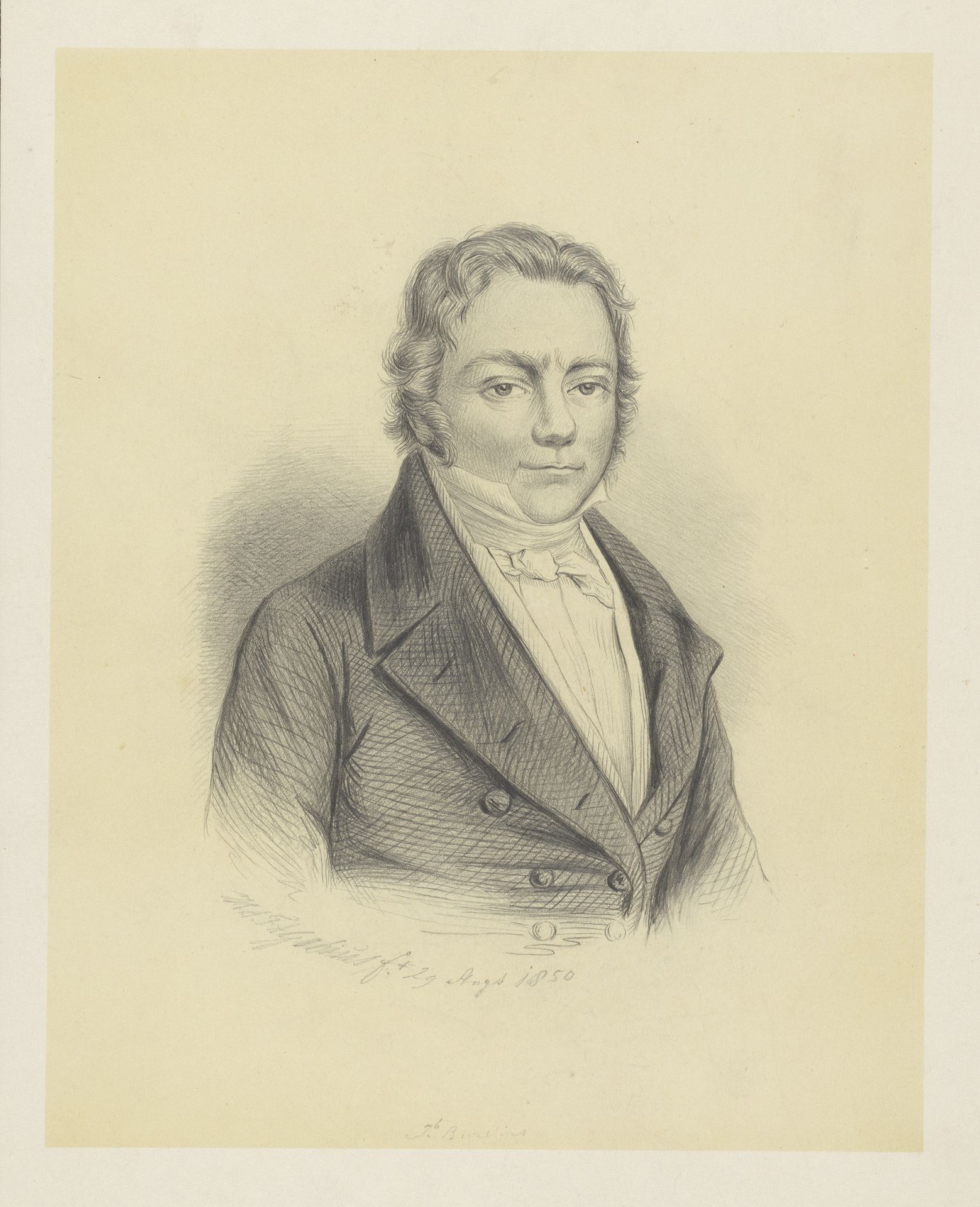 Portret van Jöns Jacob Berzelius by Hendrik Anthony Frederik Agathus Gobius