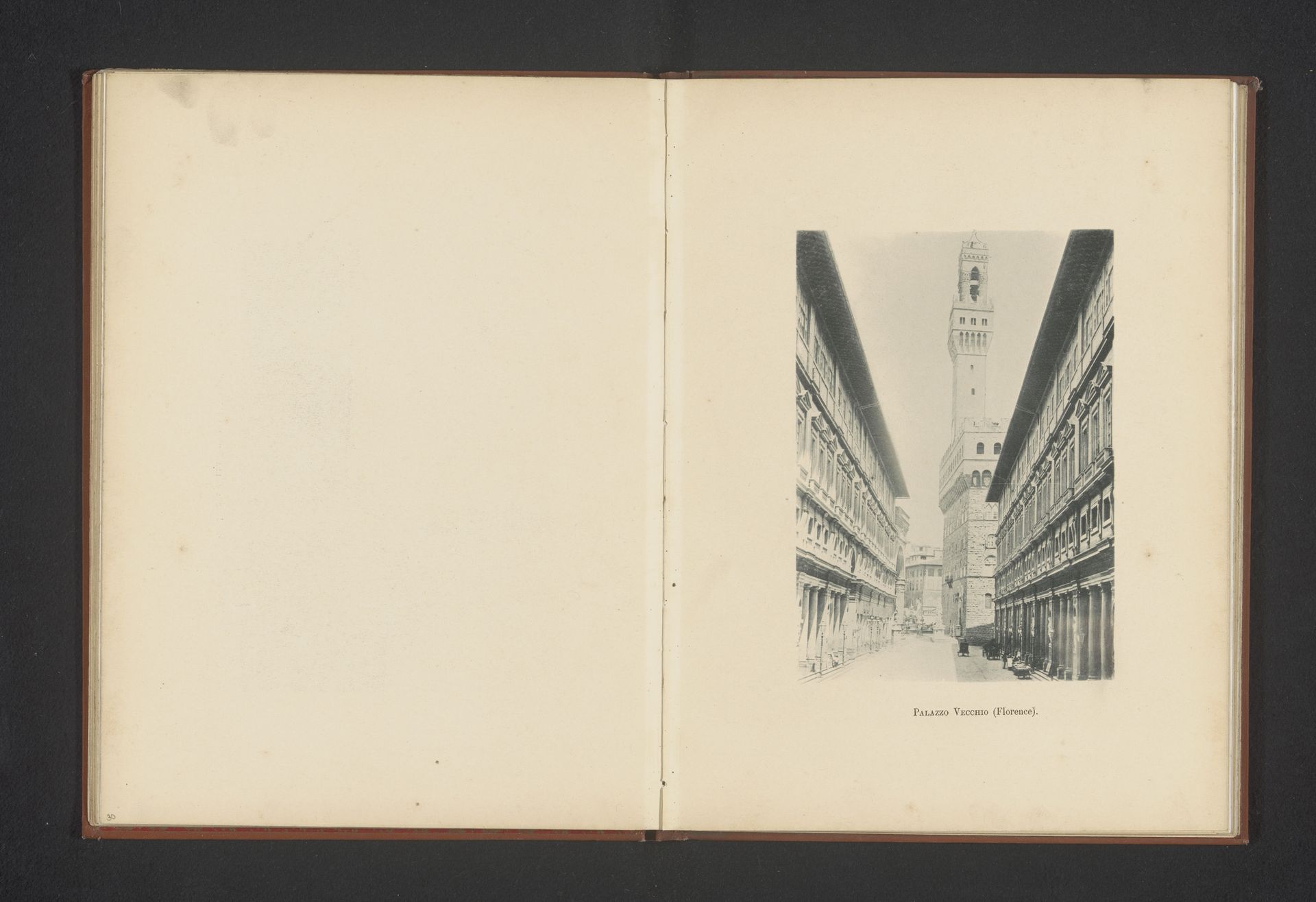Gezicht op het Palazzo Vecchio in Florence by Anonymous
