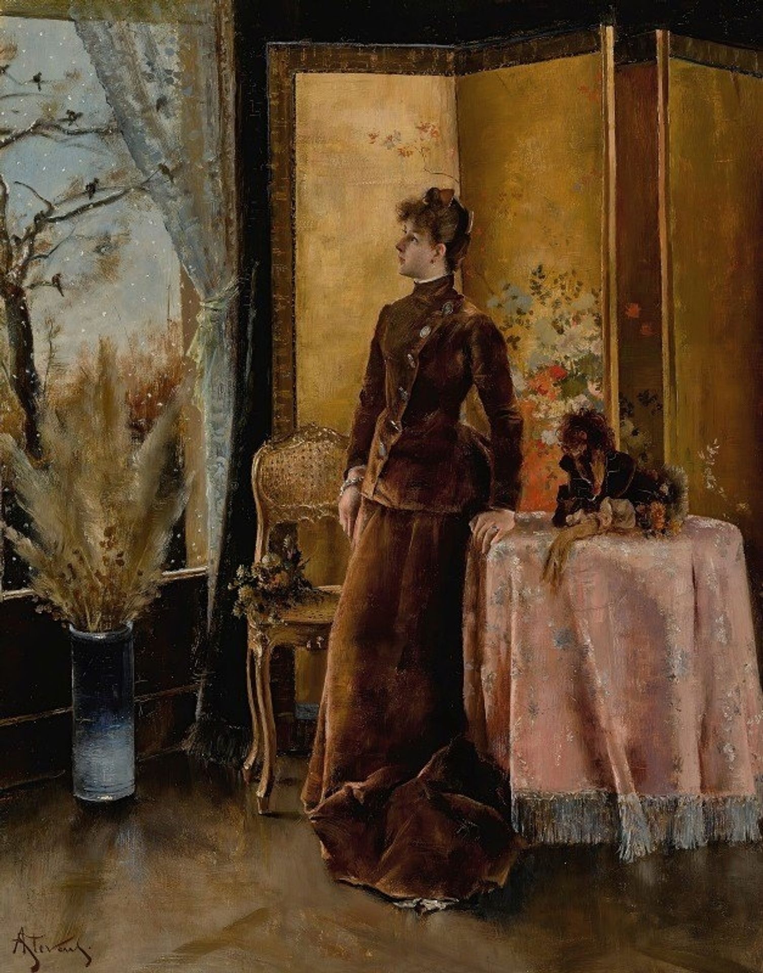 La Neige by Alfred Stevens