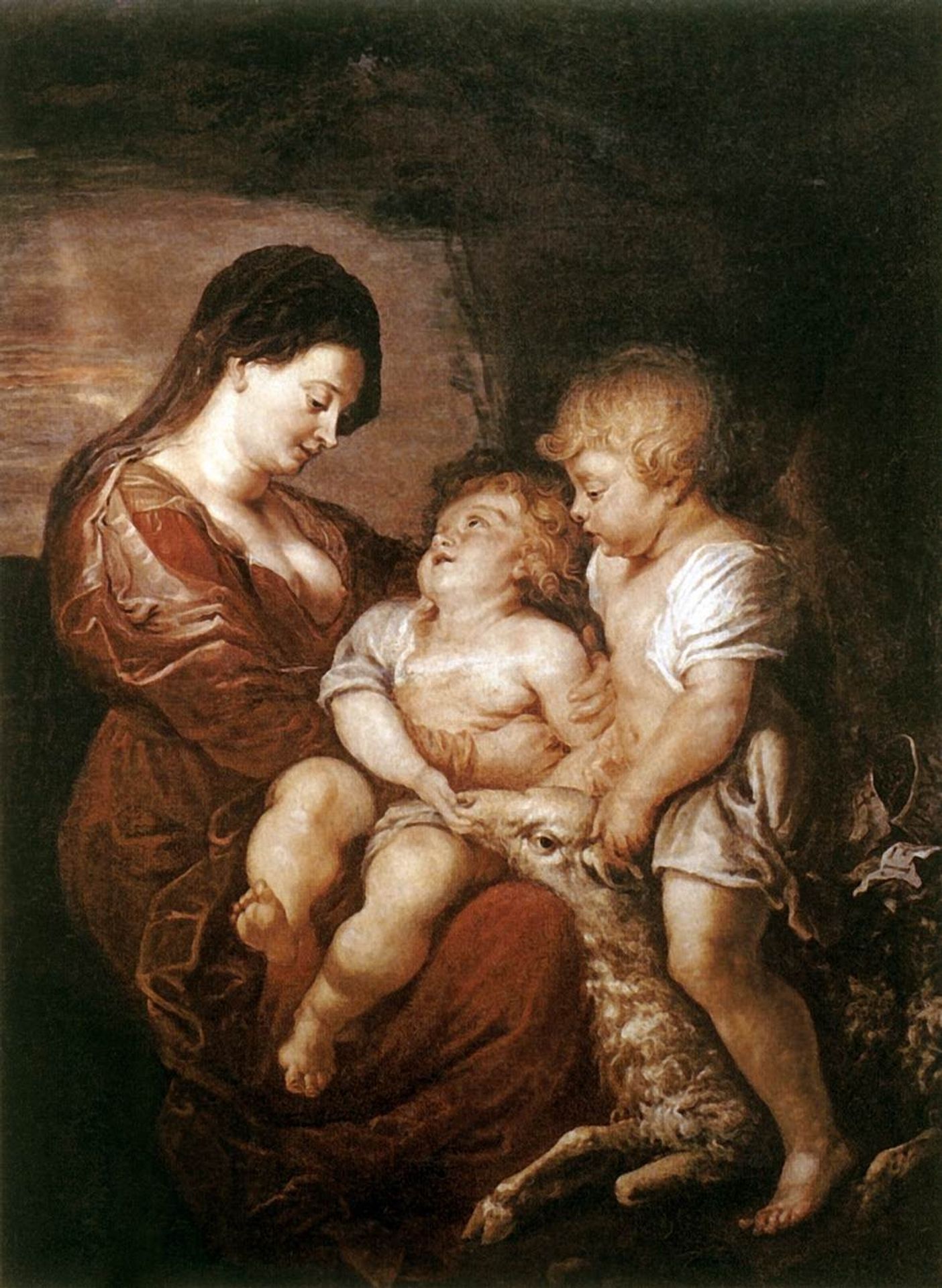 Virgin and Child with the Infant St. John by Peter Paul Rubens