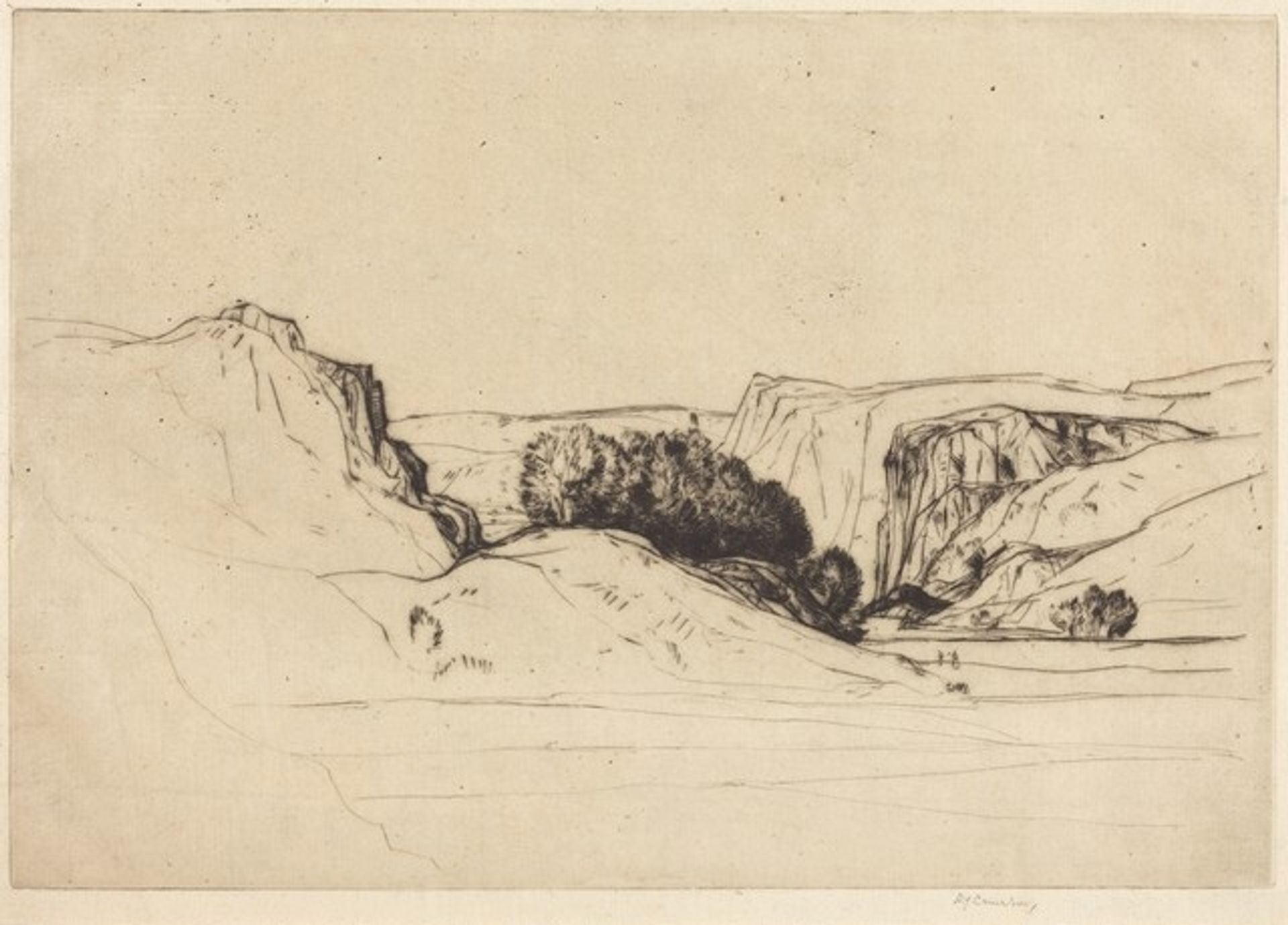 The Valley (or "Glencrutten") by David Young Cameron