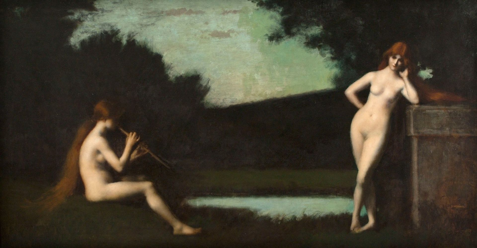 Eglogue by Jean-Jacques Henner