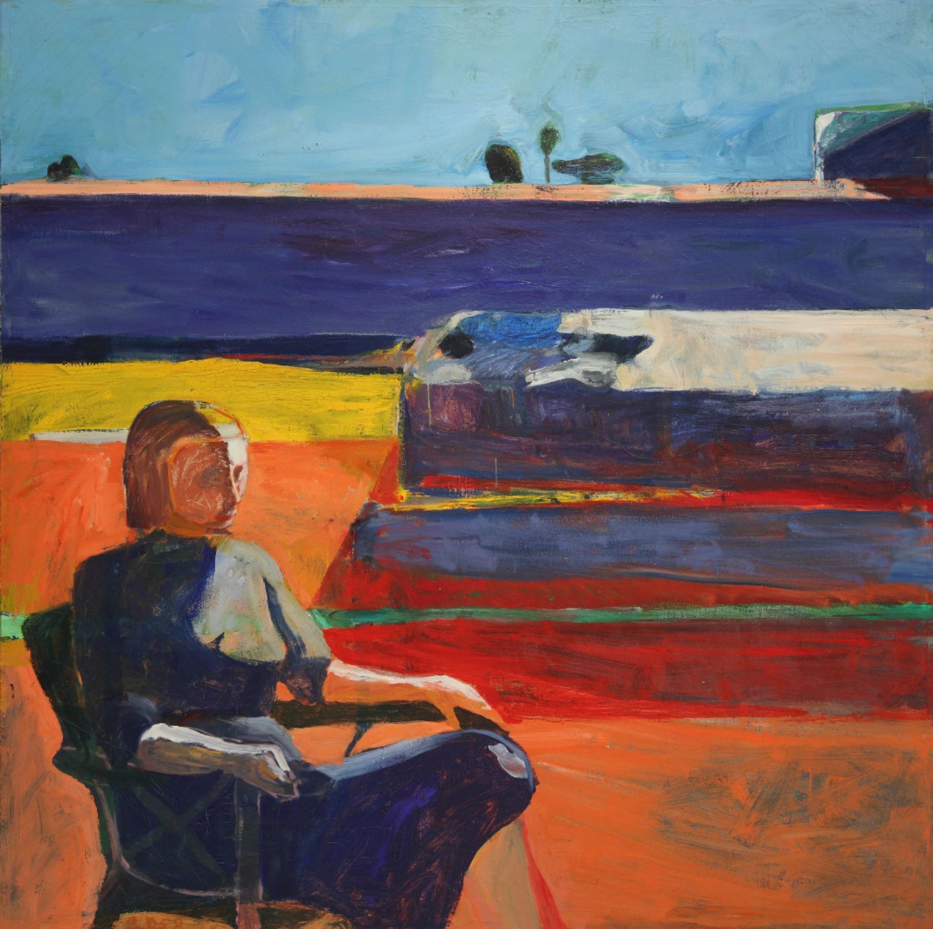 Woman on Porch by Richard Diebenkorn