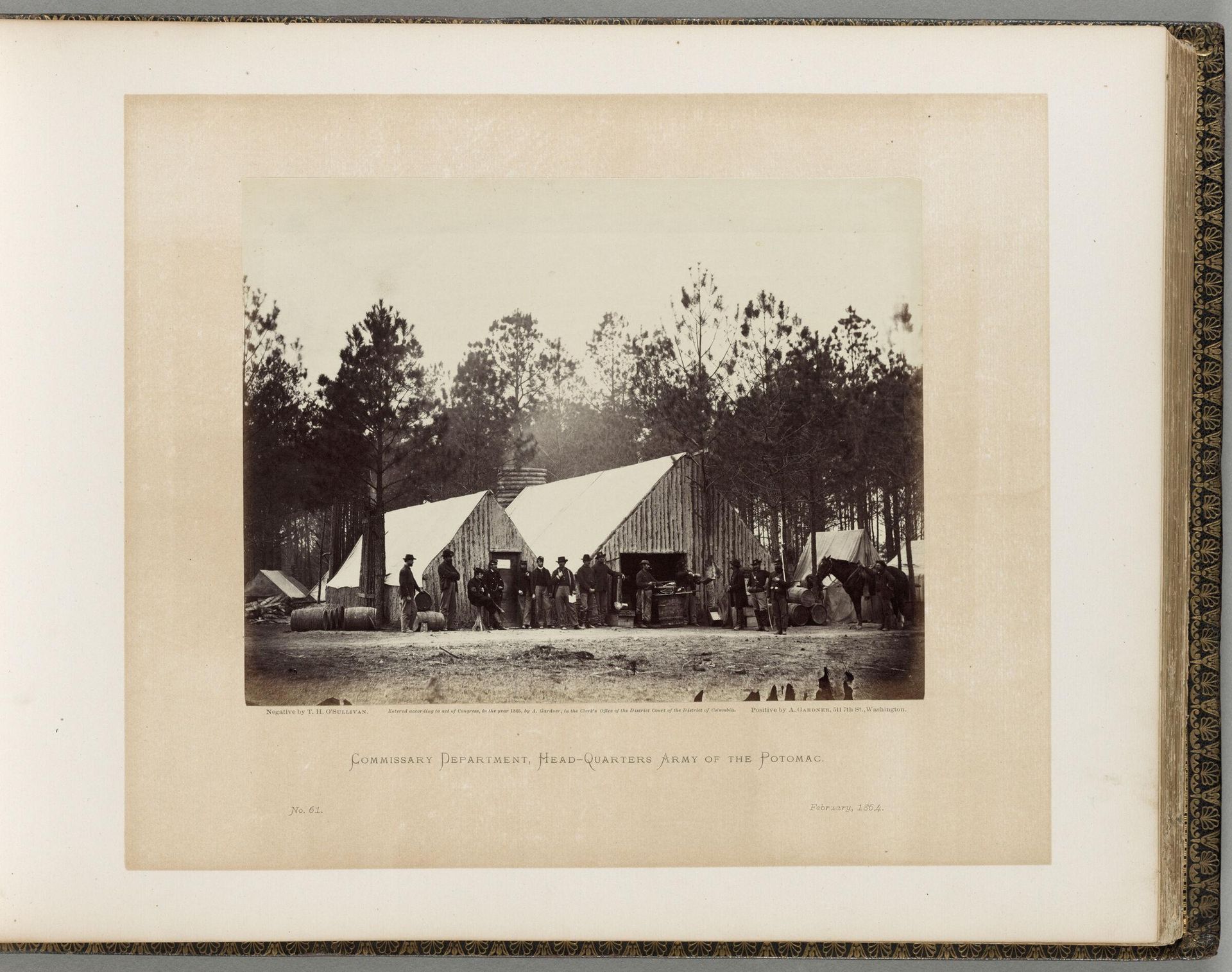 Commissary Department, Head-Quarters Army of the Potomac by Timothy H. O'Sullivan