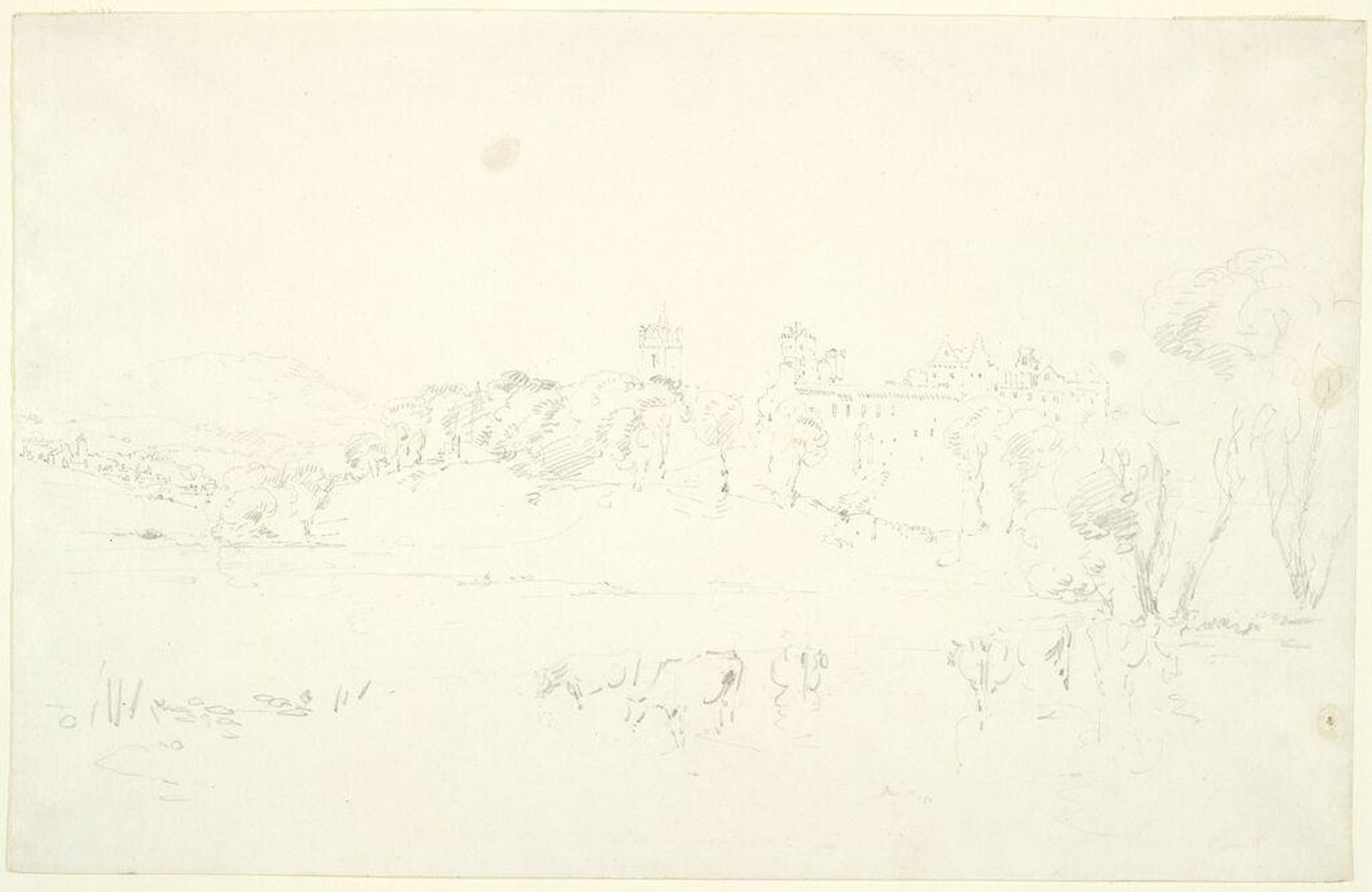 Linlithgow Palace by Joseph Mallord William Turner