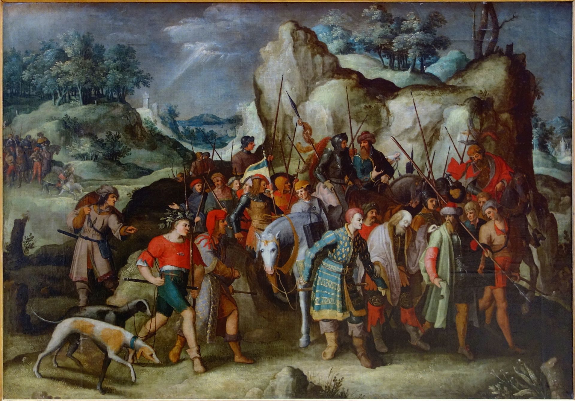 Saint Paul Conduit À Damas Après Sa Conversion by Pieter Brueghel the Younger