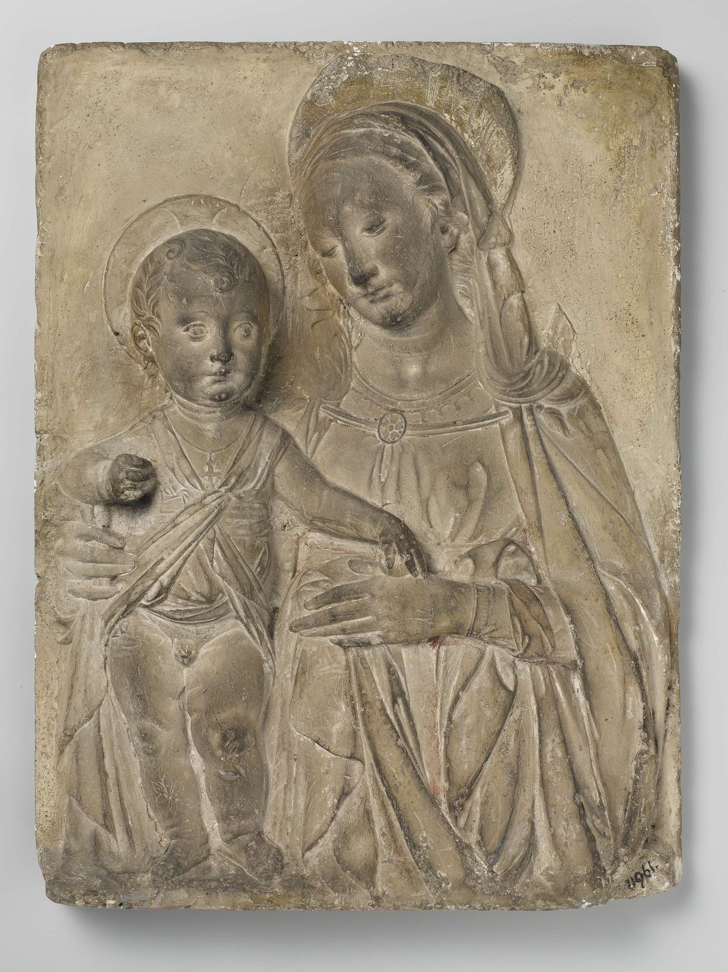 Maria met kind, kniestuk by Andrea del Verrocchio