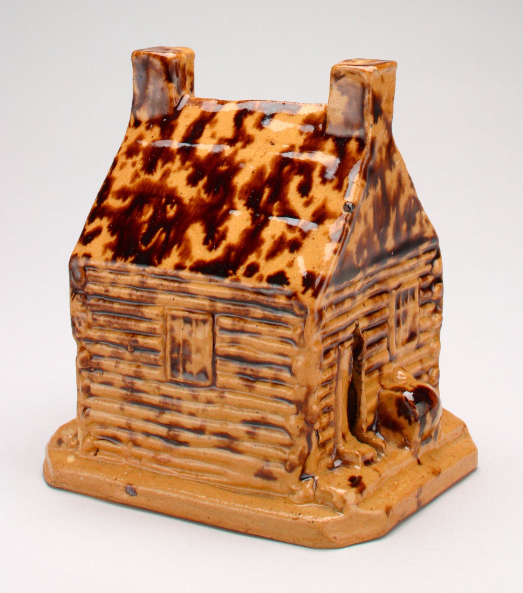 -Log Cabin- still bank by Anonymous