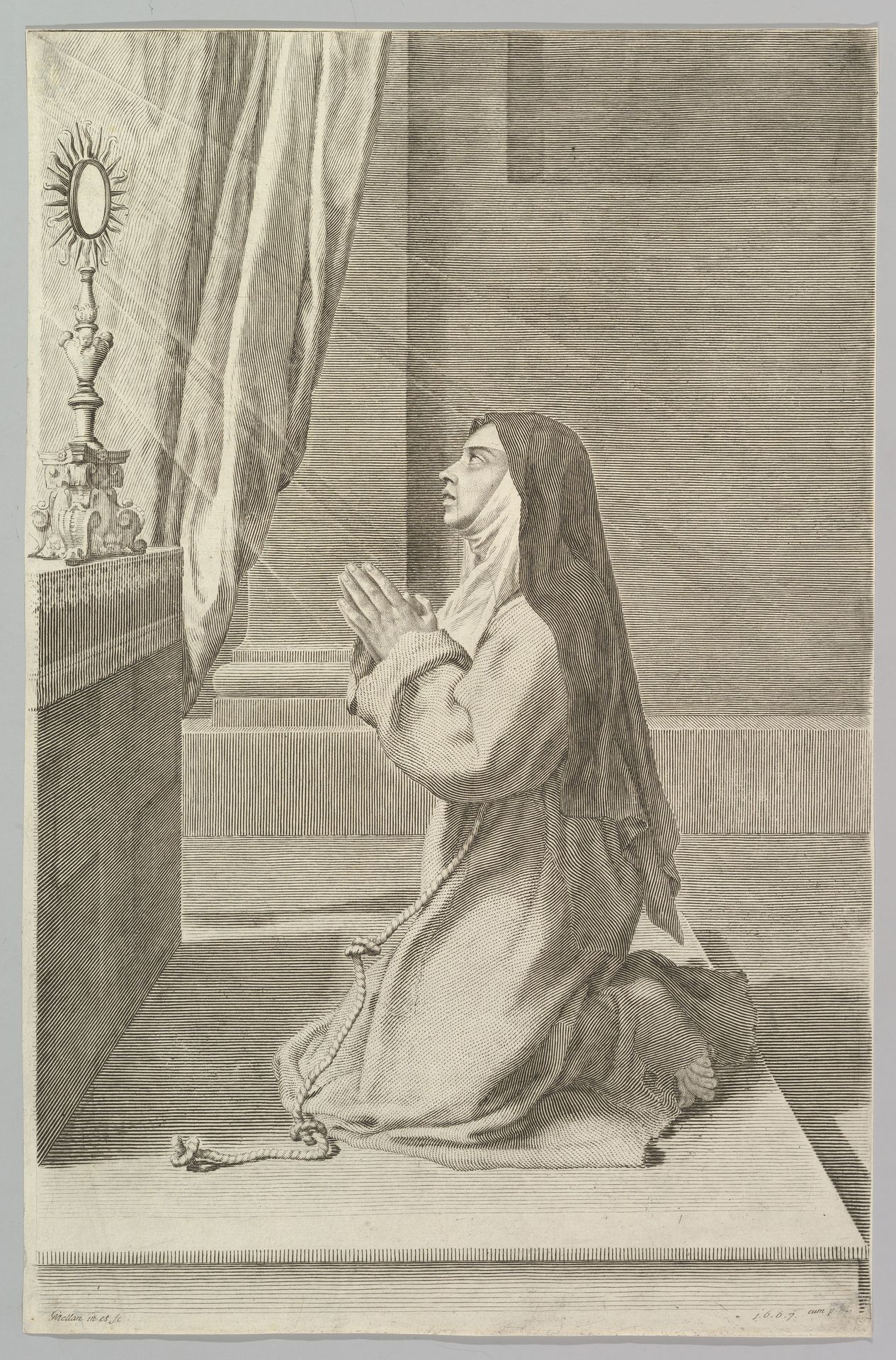 St. Claire by Claude Mellan